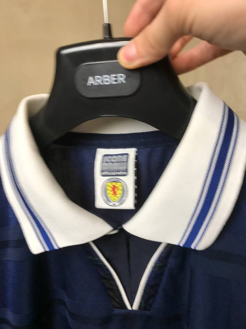 Pringle Of Scotland 🔥 1998 Scotland Retro Football T Shirt Score Draw Jersey Size US XXL / EU 58 / 5 - 8 Thumbnail