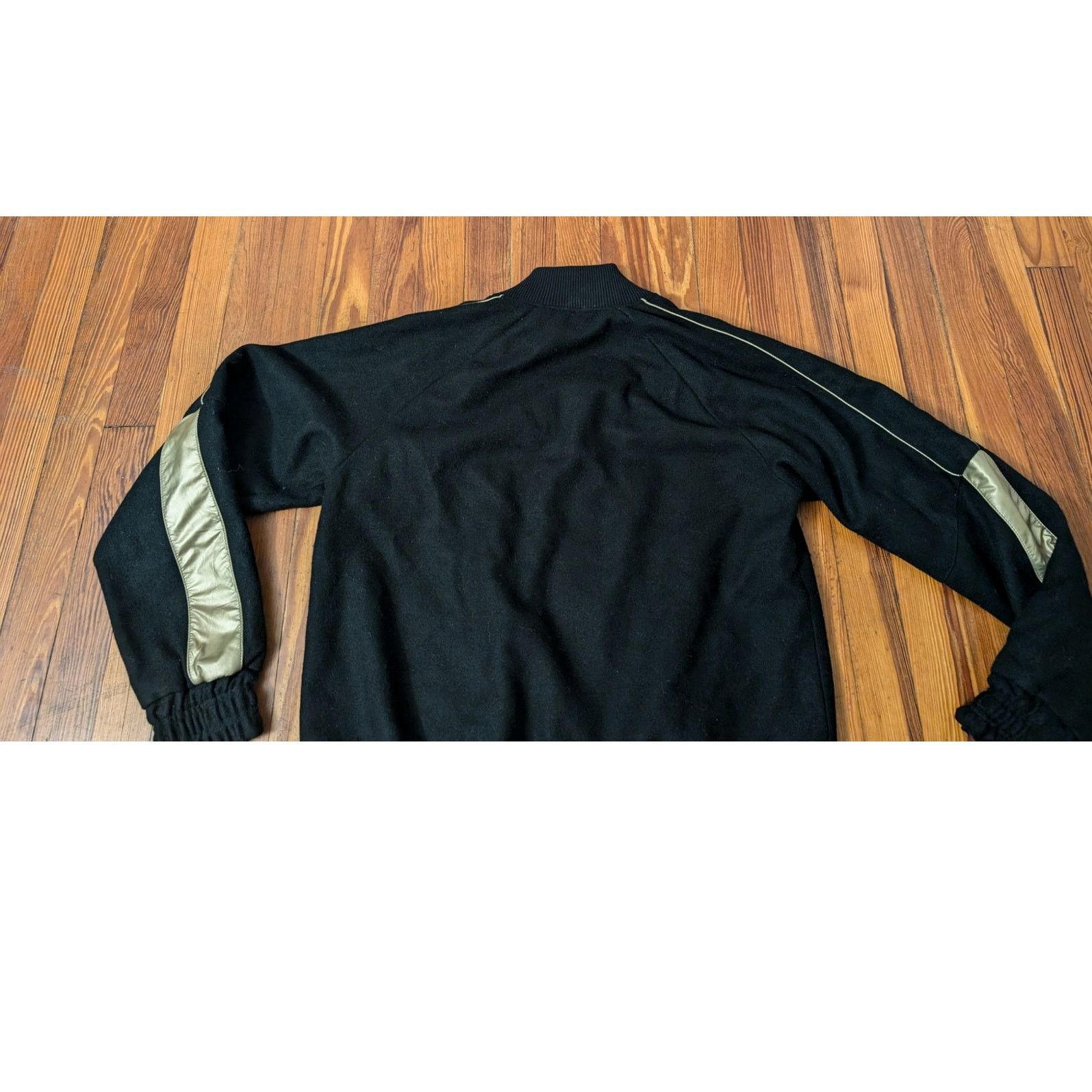 True Religion True Religion Black/Gold Mens Medium Varsity Jacket NWT Size US M / EU 48-50 / 2 - 3 Thumbnail