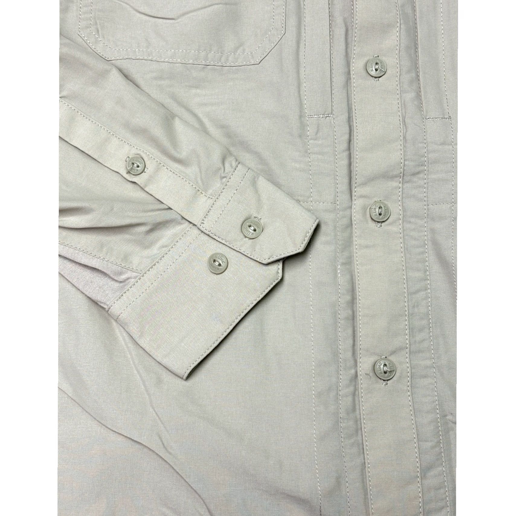 Vintage Kuhl Mens Button Up Shirt Long Sleeve Lightweight Breathable Button-Up Beige Size L Size US L / EU 52-54 / 3 - 3 Thumbnail