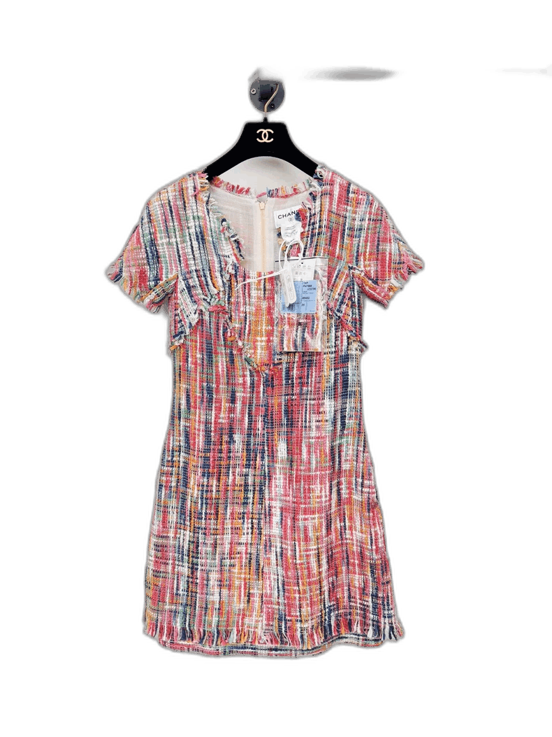 Chanel Chanel Colorful Woven Dress Size 36 Size S / US 4 / IT 40 - 1 Thumbnail