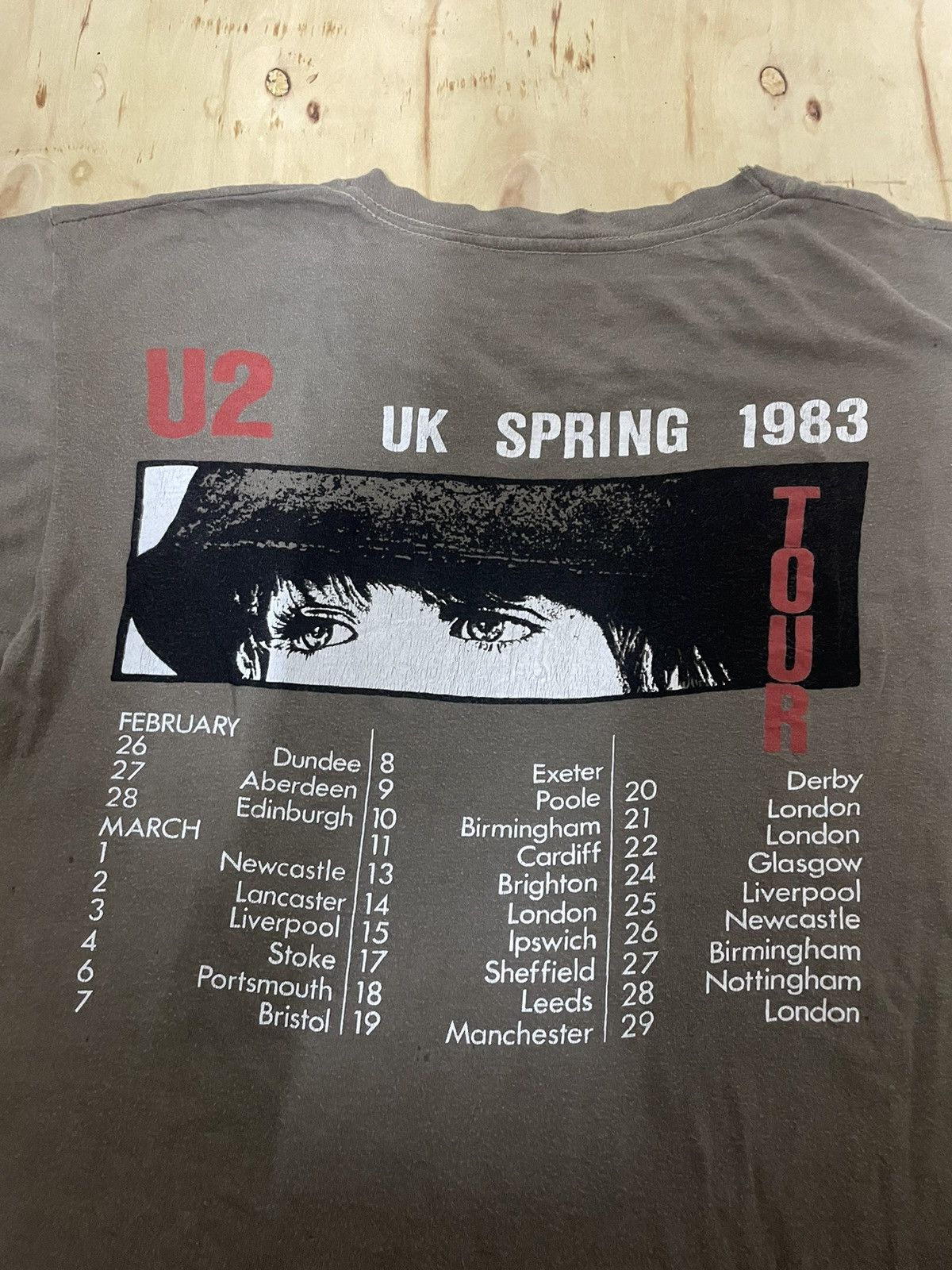 Vintage Vintage U2 Tour 1983 Size US S / EU 44-46 / 1 - 6 Thumbnail