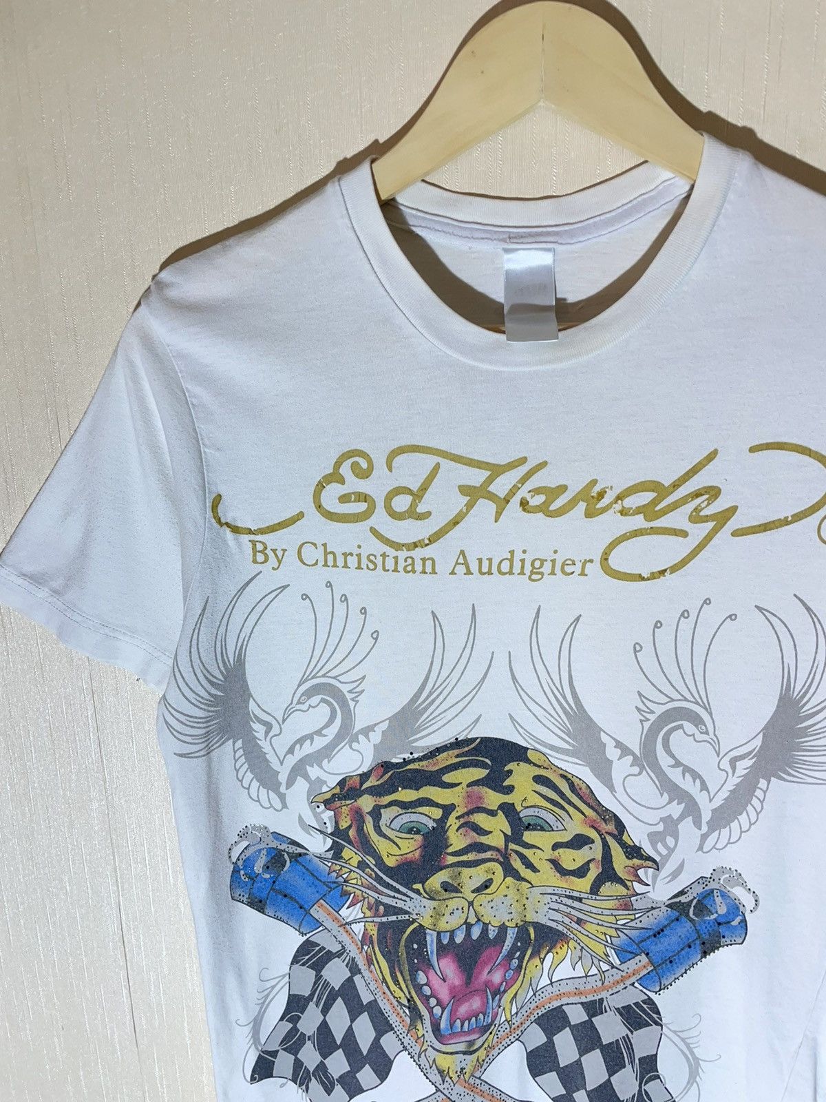 Ed Hardy × Vintage Ed hardy vintage streetwear T shirt Size US S / EU 44-46 / 1 - 3 Thumbnail