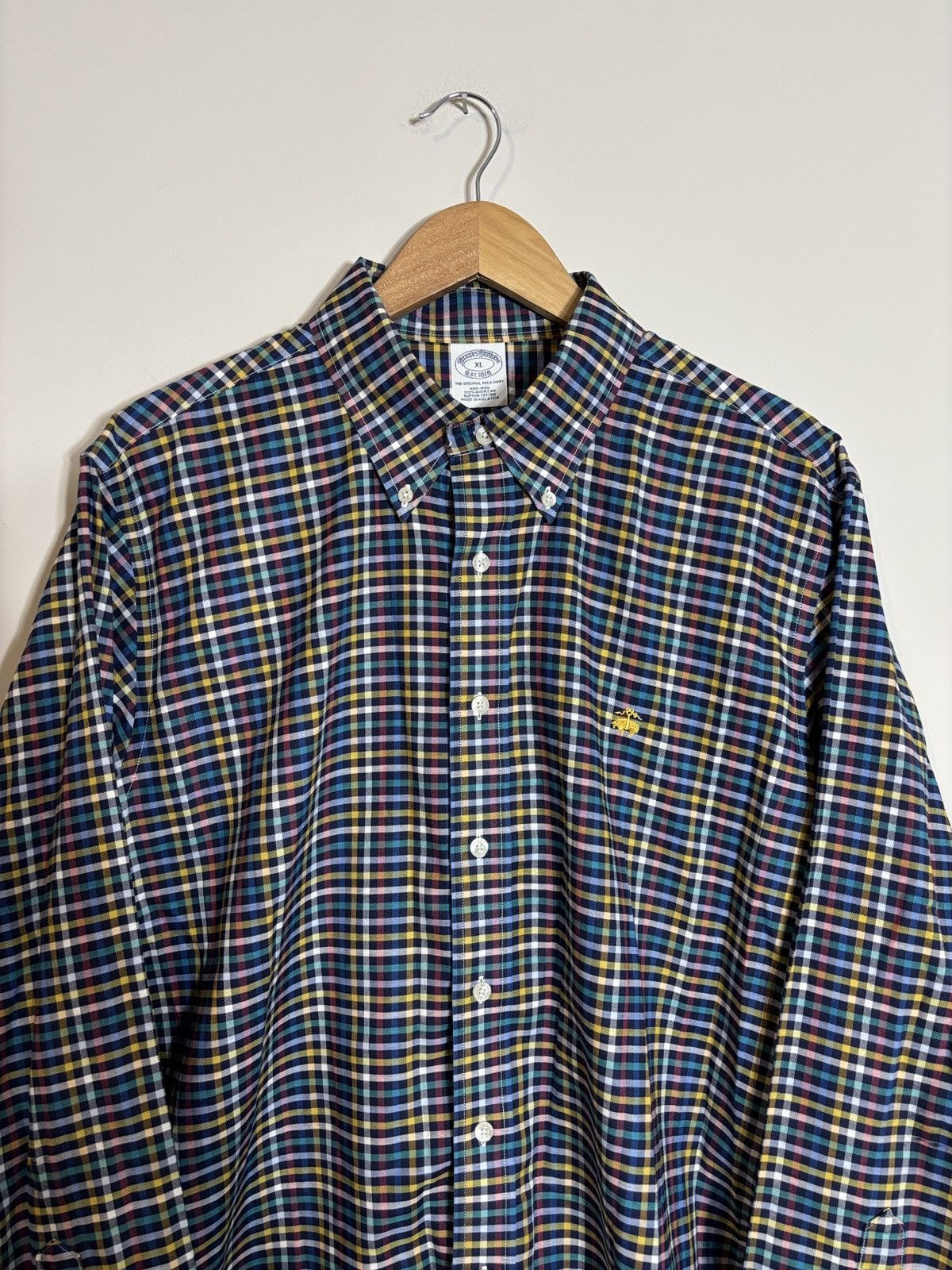 Brooks Brothers Brooks Brothers Original Polo Button Down Shirt Multi Color Size US XL / EU 56 / 4 - 1 Thumbnail