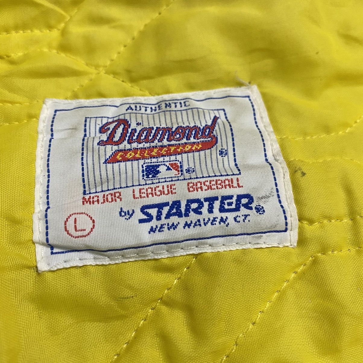 Starter VINTAGE 90's OAKLAND ATHLETICS A'S JOSE CANSECO SATIN JACKET Size US L / EU 52-54 / 3 - 11 Thumbnail