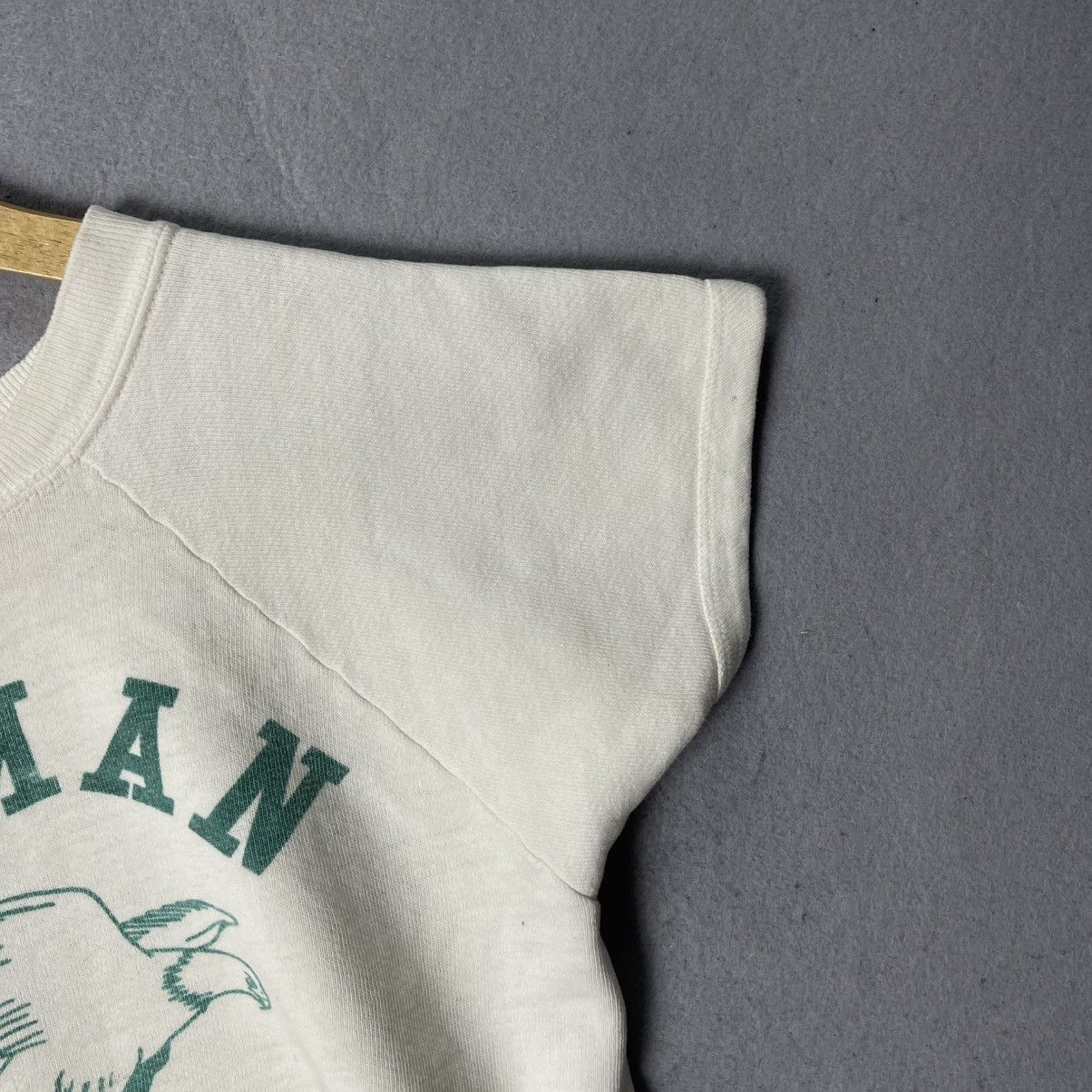 Vintage Vintage 1970s Haman Hawks Short Sleeve Sweatshirt Size US S / EU 44-46 / 1 - 3 Thumbnail