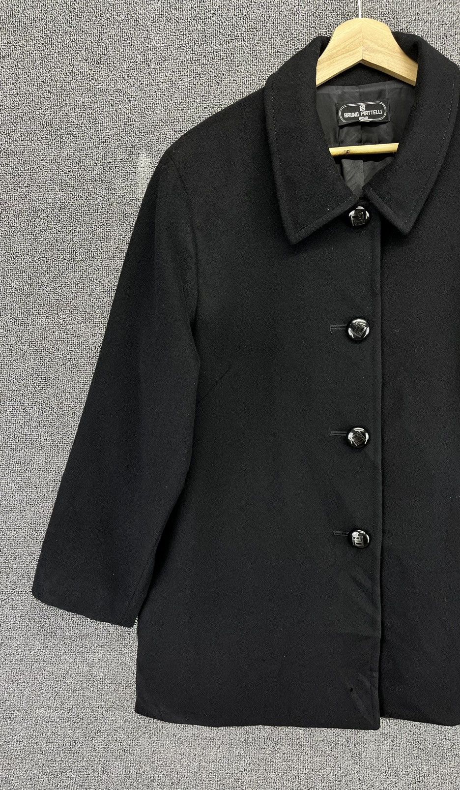 Bruno Piattelli Vintage Bruno Piattelli Roma Button Up Wool Jacket Size L / US 10 / IT 46 - 3 Thumbnail