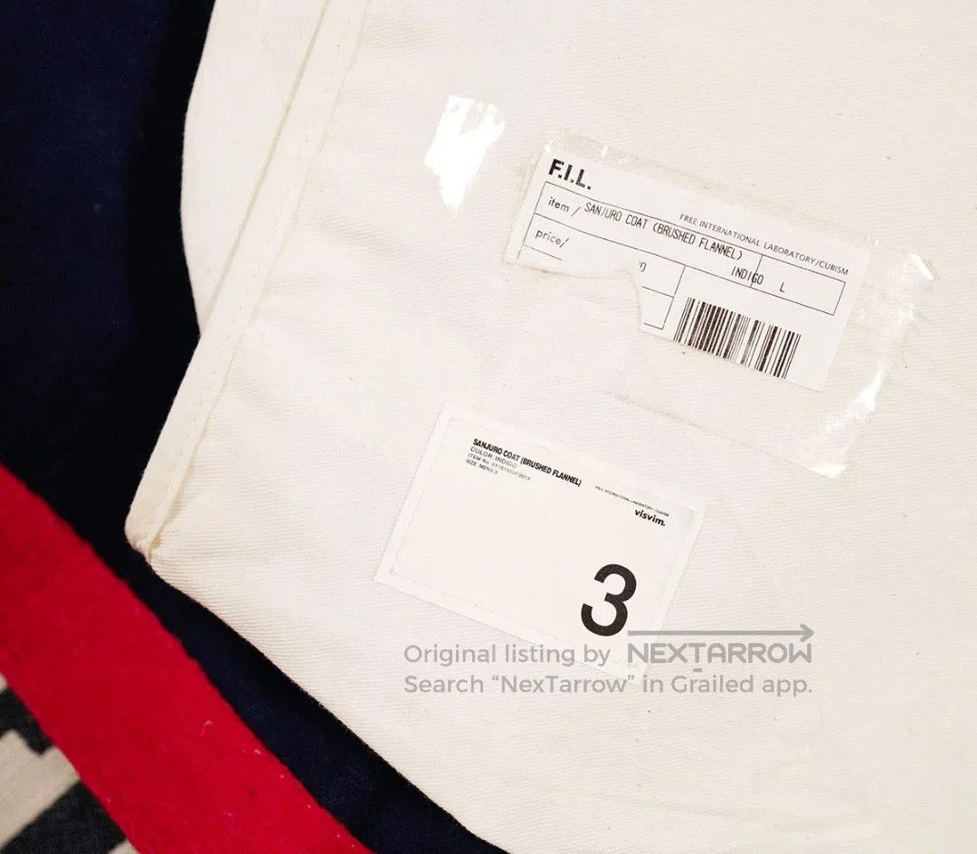 Visvim visvim sanjuro coat long indigo outerwear. Size US L / EU 52-54 / 3 - 6 Thumbnail