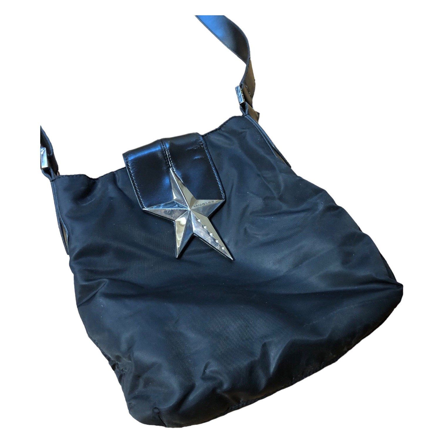 Thierry Mugler The Thierry Mugler Medium Nylon Messenger Bag Size ONE SIZE - 3 Thumbnail