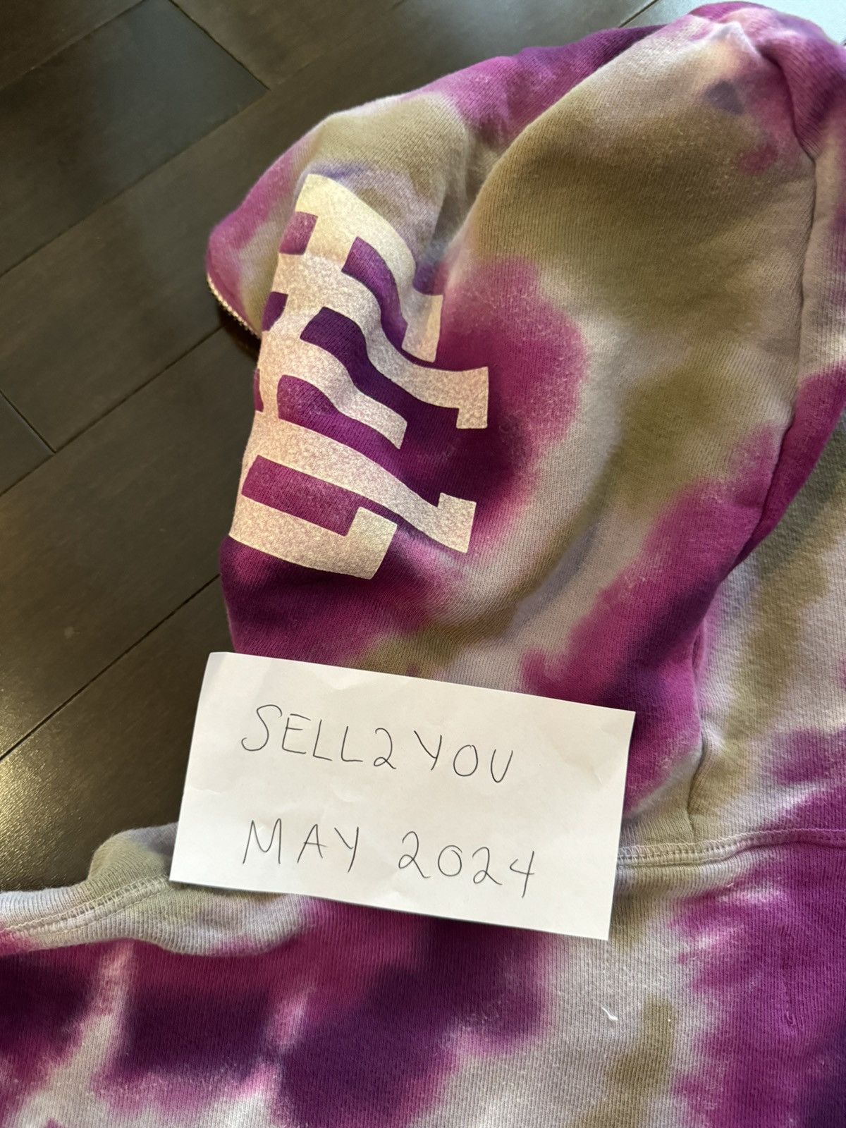 Eric Emanuel Eric Emanuel Purple Tie Dye Hoodie size Large Size US L / EU 52-54 / 3 - 8 Thumbnail
