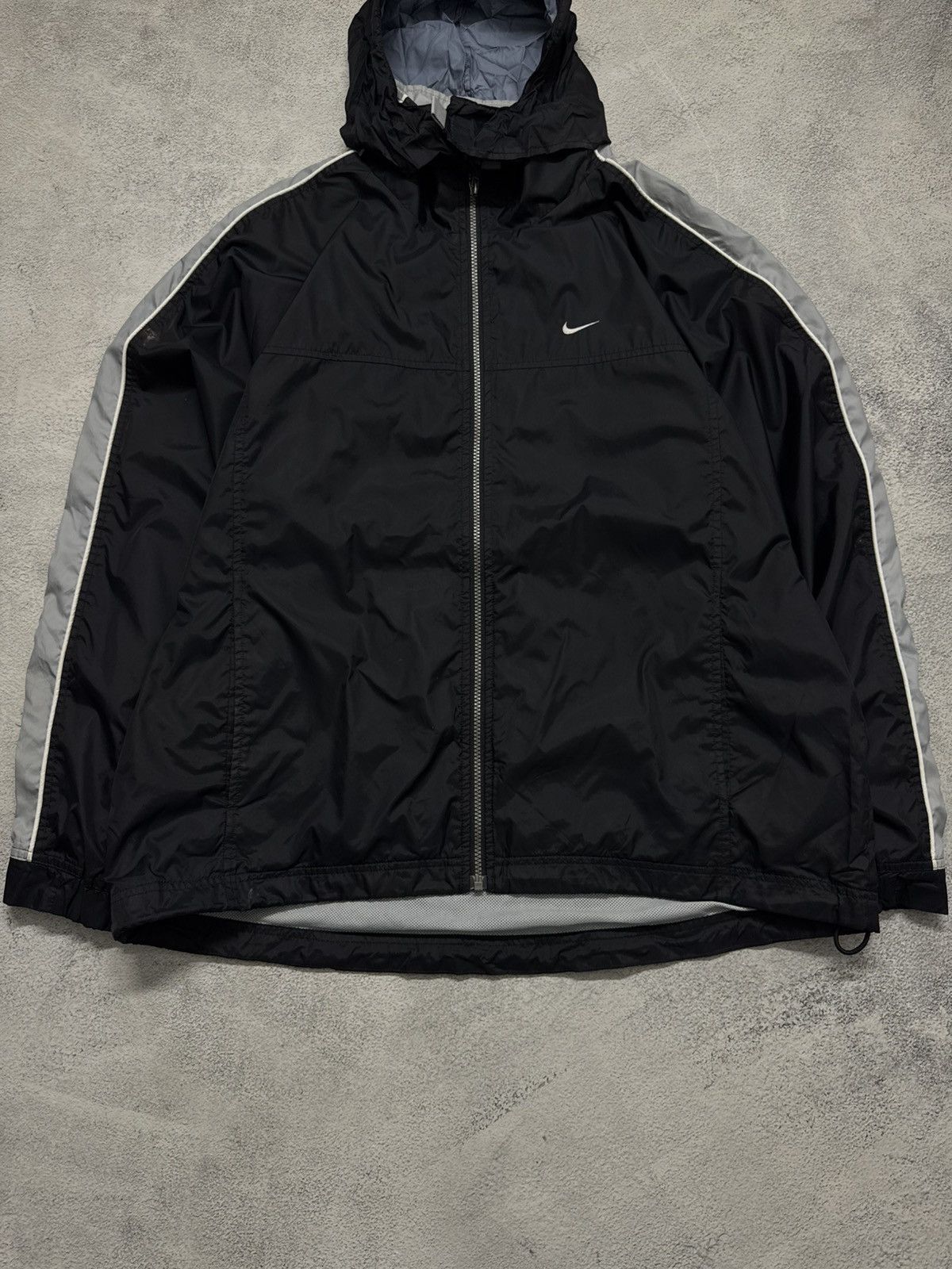 Nike Vintage Y2K Nike Nylon Mini Logo Jacket 00’s Size US XL / EU 56 / 4 - 7 Thumbnail