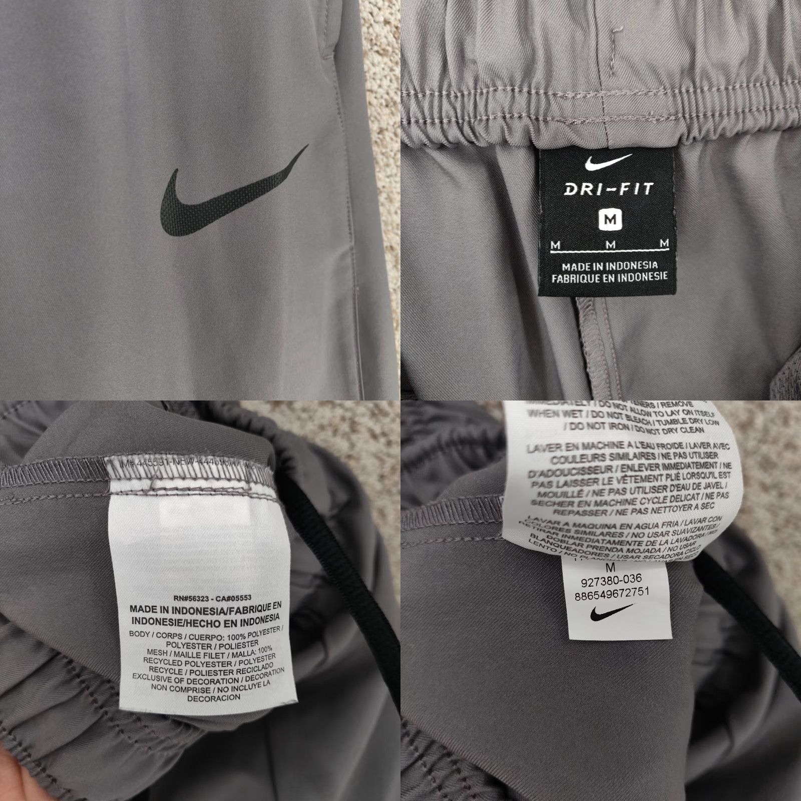 Nike Nike Jogger Pants Mens M Grey Woven Tapered 927380-036 Sportswear Nike Sportswear Classic Modern Size US 31 - 8 Thumbnail