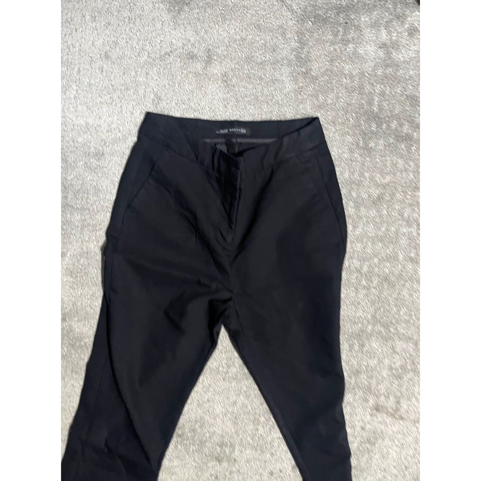 Zara Zara Basic Women’s Pants 4 Black Slim Leg Pants Women 4 Black Slim Leg Chino Size 27" / US 4 / IT 40 - 2 Thumbnail