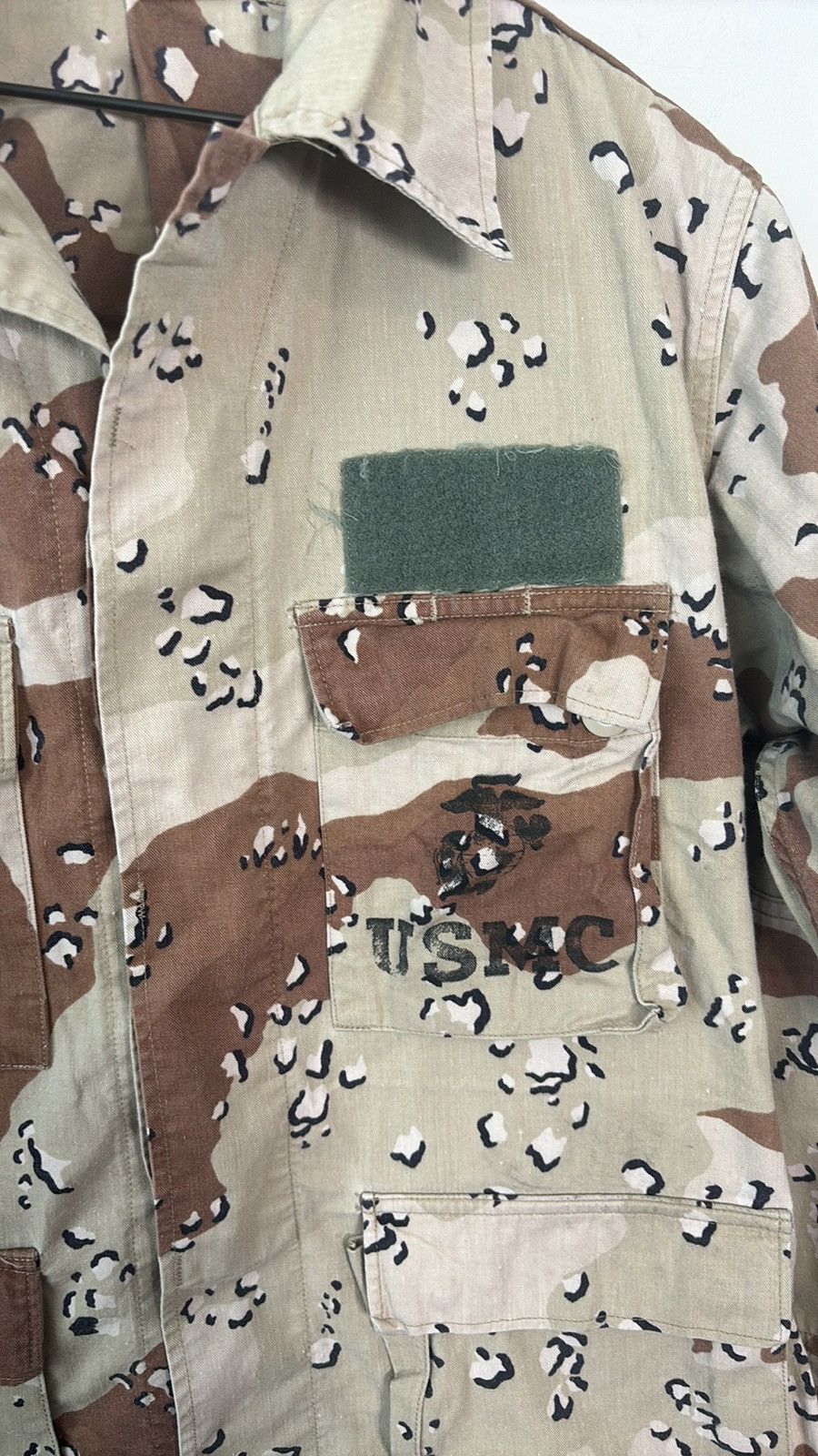 Vintage Vintage USMC Desert Camo Fatigue Shirt Size US M / EU 48-50 / 2 - 2 Thumbnail