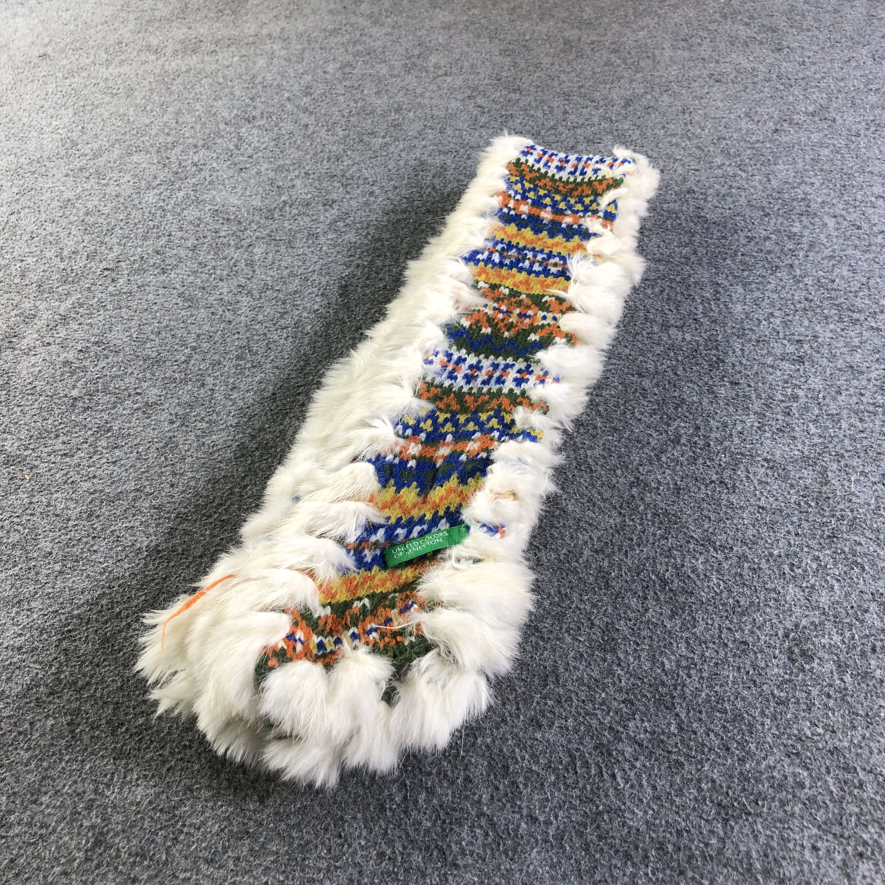 United Colors Of Benetton United Colors Of Benetton Wool Scarf Muffler V2752 Size ONE SIZE - 3 Thumbnail