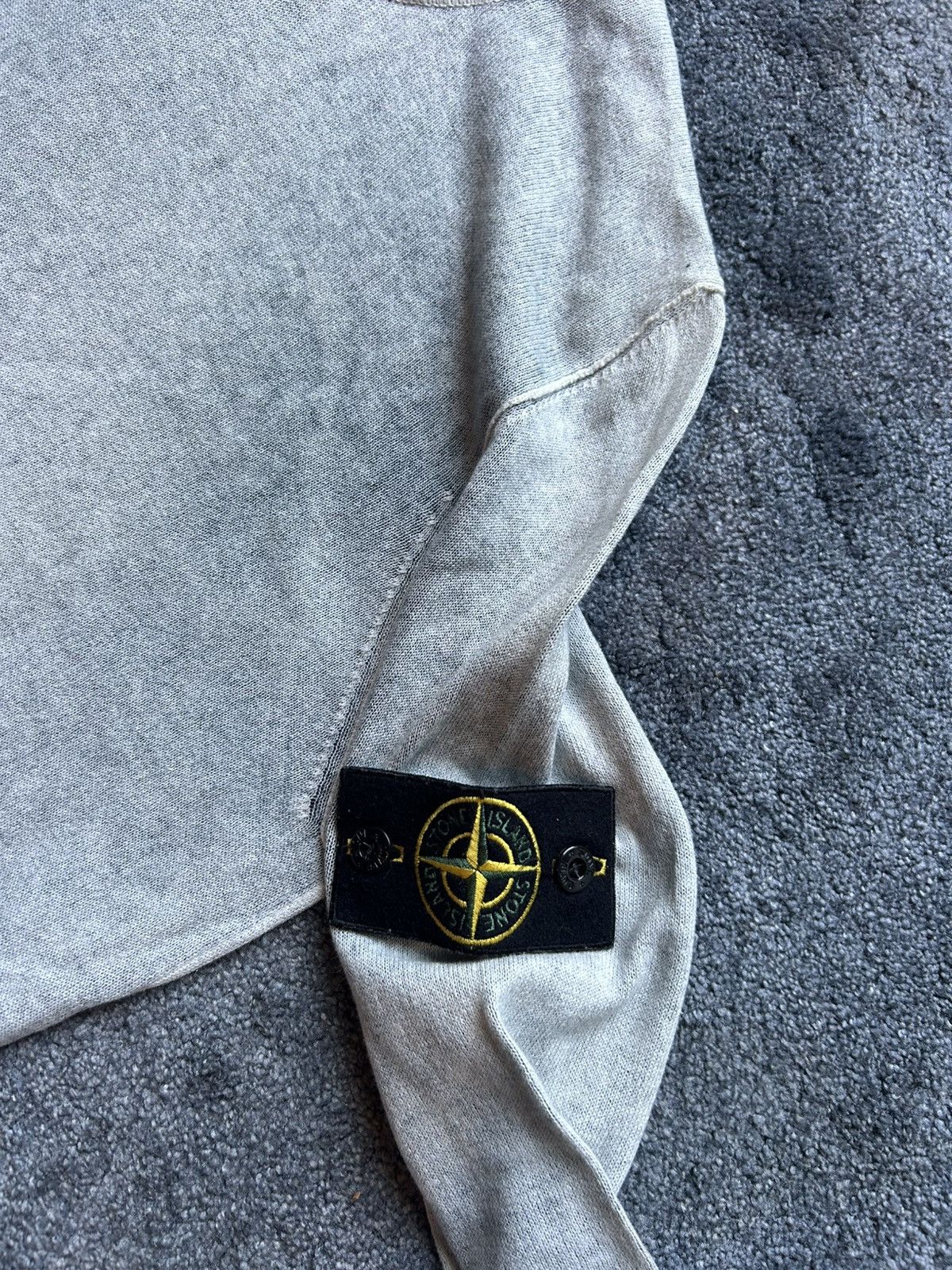 Stone Island Stone Island Hoodie Compass Patch Grey Size M Size US XL / EU 56 / 4 - 3 Thumbnail
