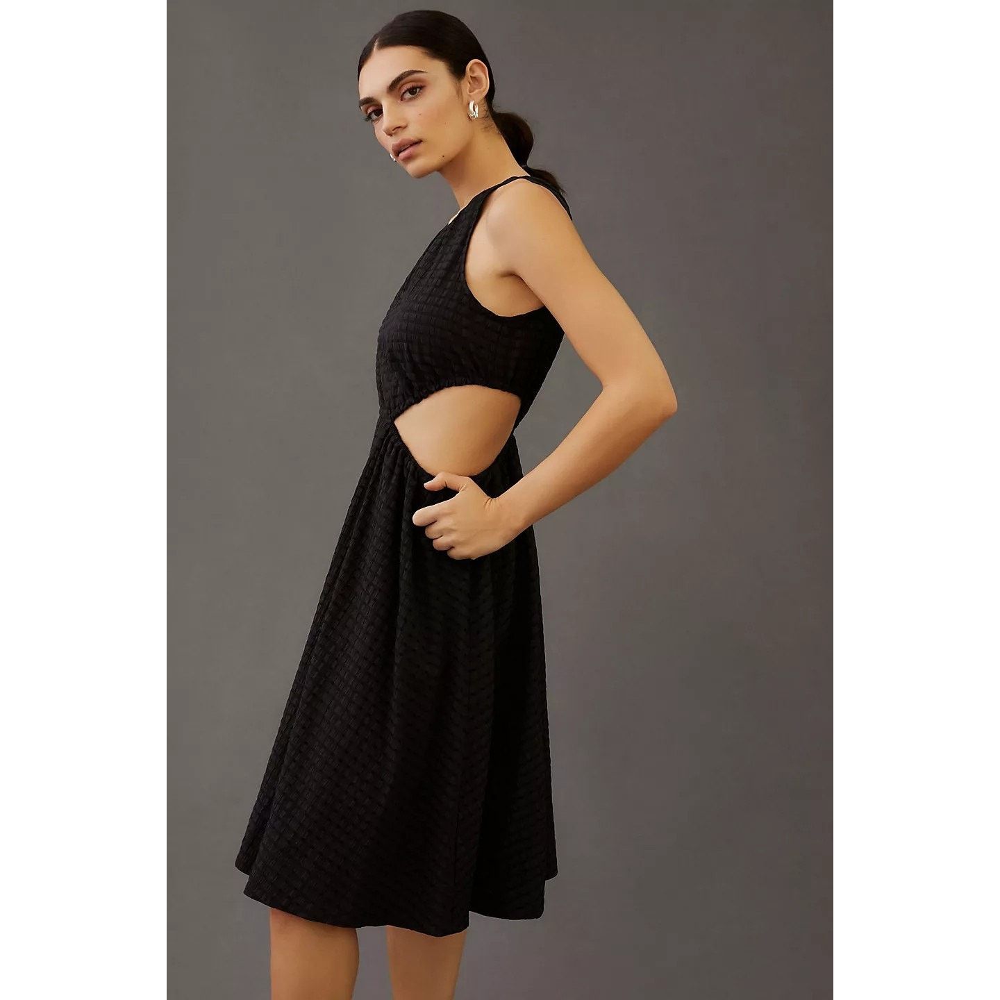 Anthropologie Maeve Textured A-Line Mini Dress $170 SMALL