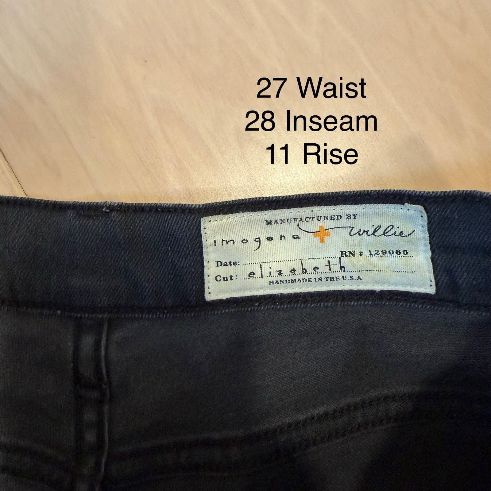 Imogene + Willie Imogene and Willie Elizabeth Jeans Women's 27 Black Glam Size 27" / US 4 / IT 40 - 5 Thumbnail