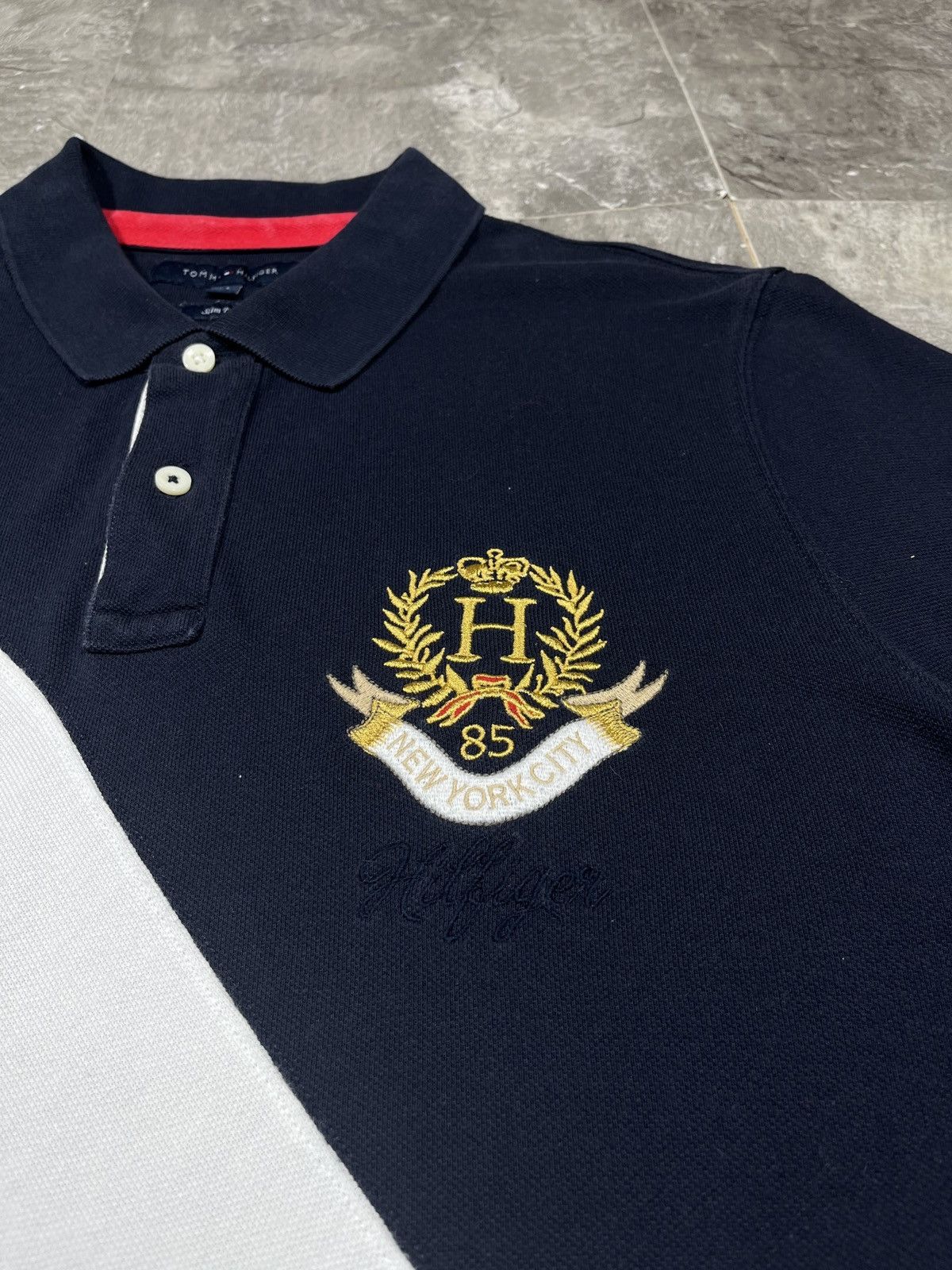 Tommy Hilfiger Tommy New York Y2k Japan Style Polo Shirt Size US XL / EU 56 / 4 - 4 Thumbnail