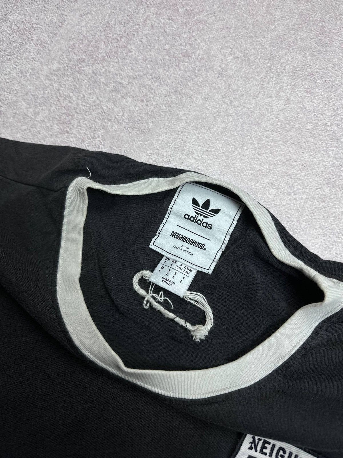 Adidas × Neighborhood Neighborhood x Adidas Boxy Longsleeve Shirt L Size US L / EU 52-54 / 3 - 6 Thumbnail