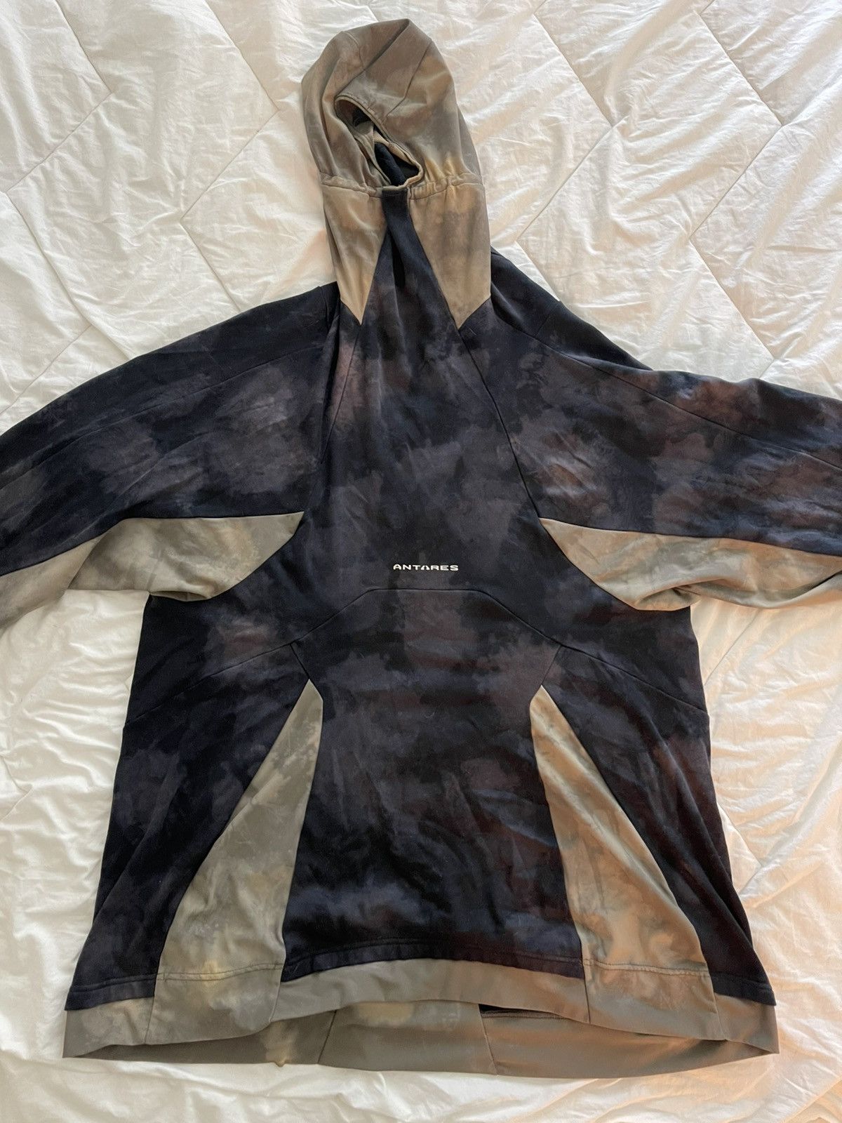 Hamcus Printed Contrast Knit Panel Hoodie Size US L / EU 52-54 / 3 - 1 Thumbnail