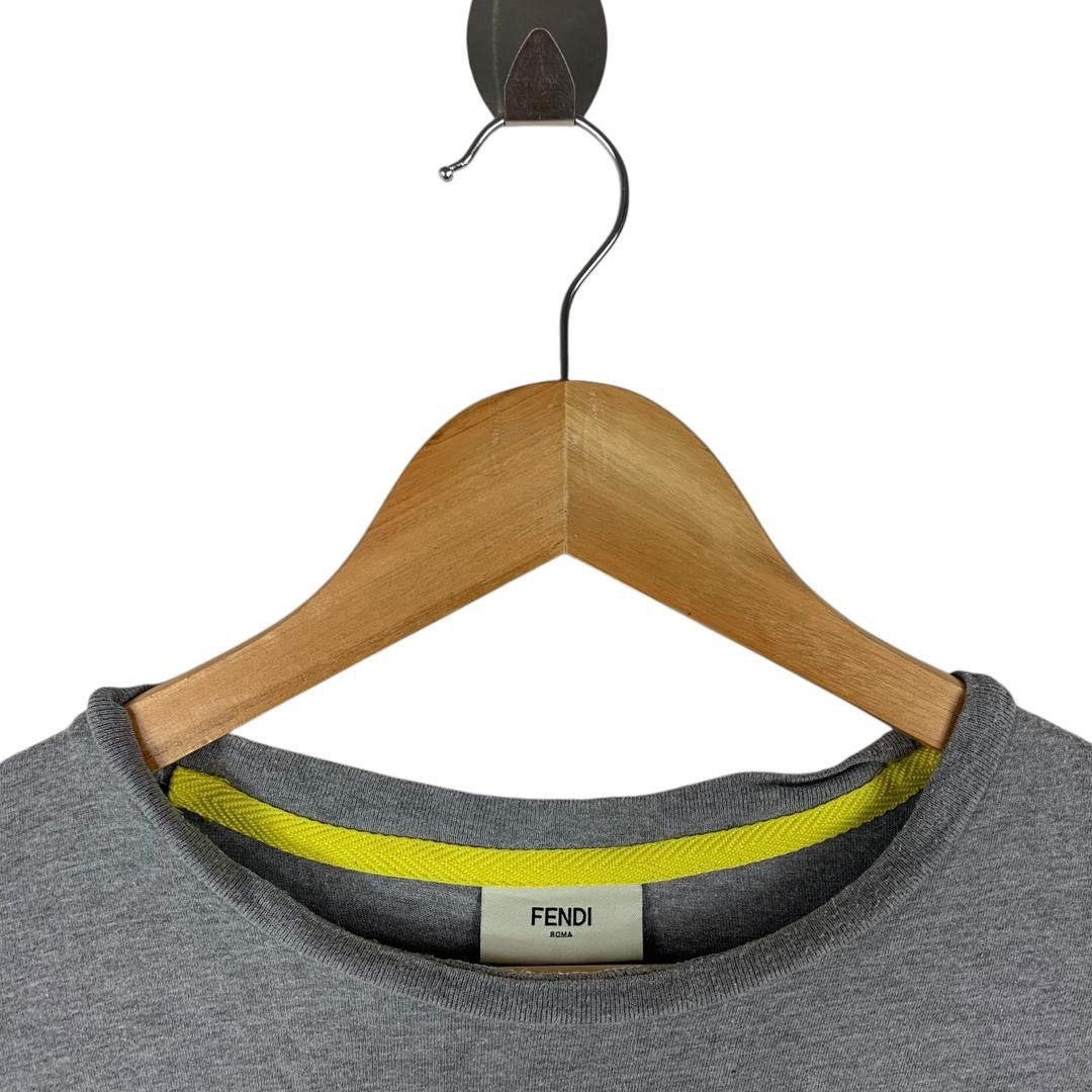 Fendi FENDI Roma big spellout designer tee Size US S / EU 44-46 / 1 - 5 Thumbnail