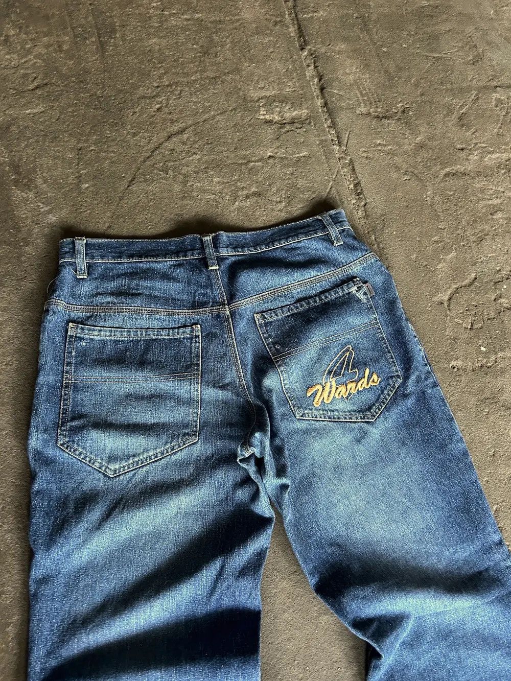 Designer × JNCO × Japanese Brand ❤️ JNCO BALENCIAGA STYLE WASHED CARGO JEANS 90S Size US 32 / EU 48 - 3 Thumbnail