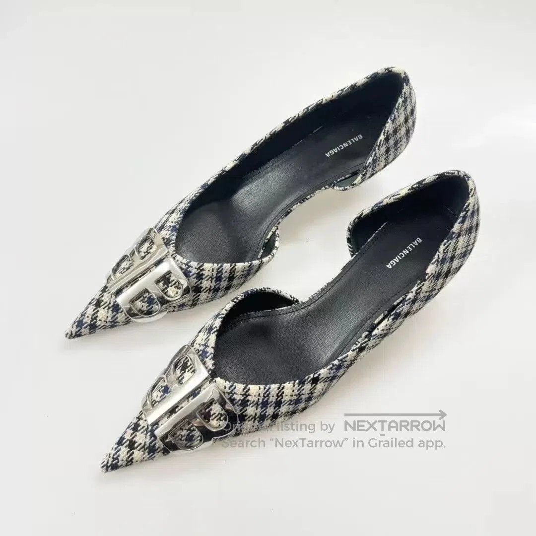 Balenciaga Balenciaga Plaid High Heels. Size US 6 / IT 36 - 1 Thumbnail