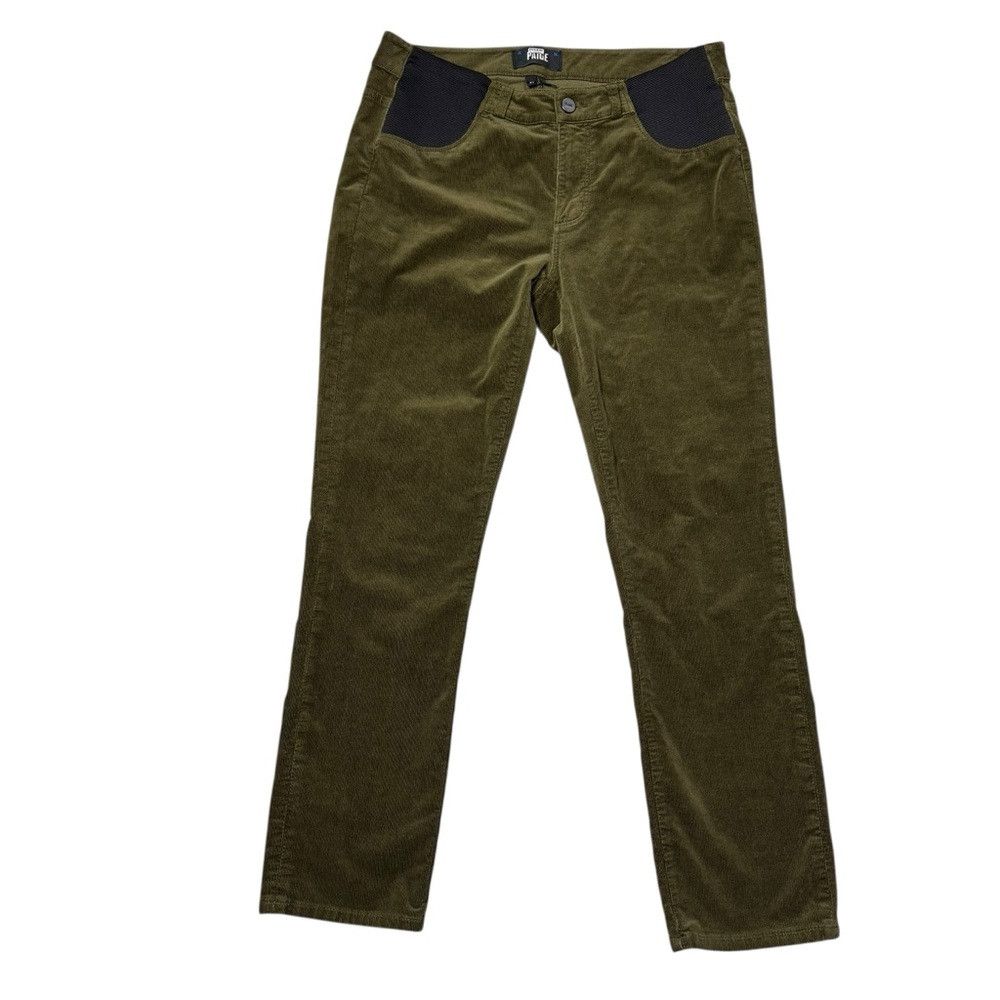 Paige Paige Maternity Cindy Corduroy Pants In Dark Brushed Olive Size 27" / US 4 / IT 40 - 3 Thumbnail