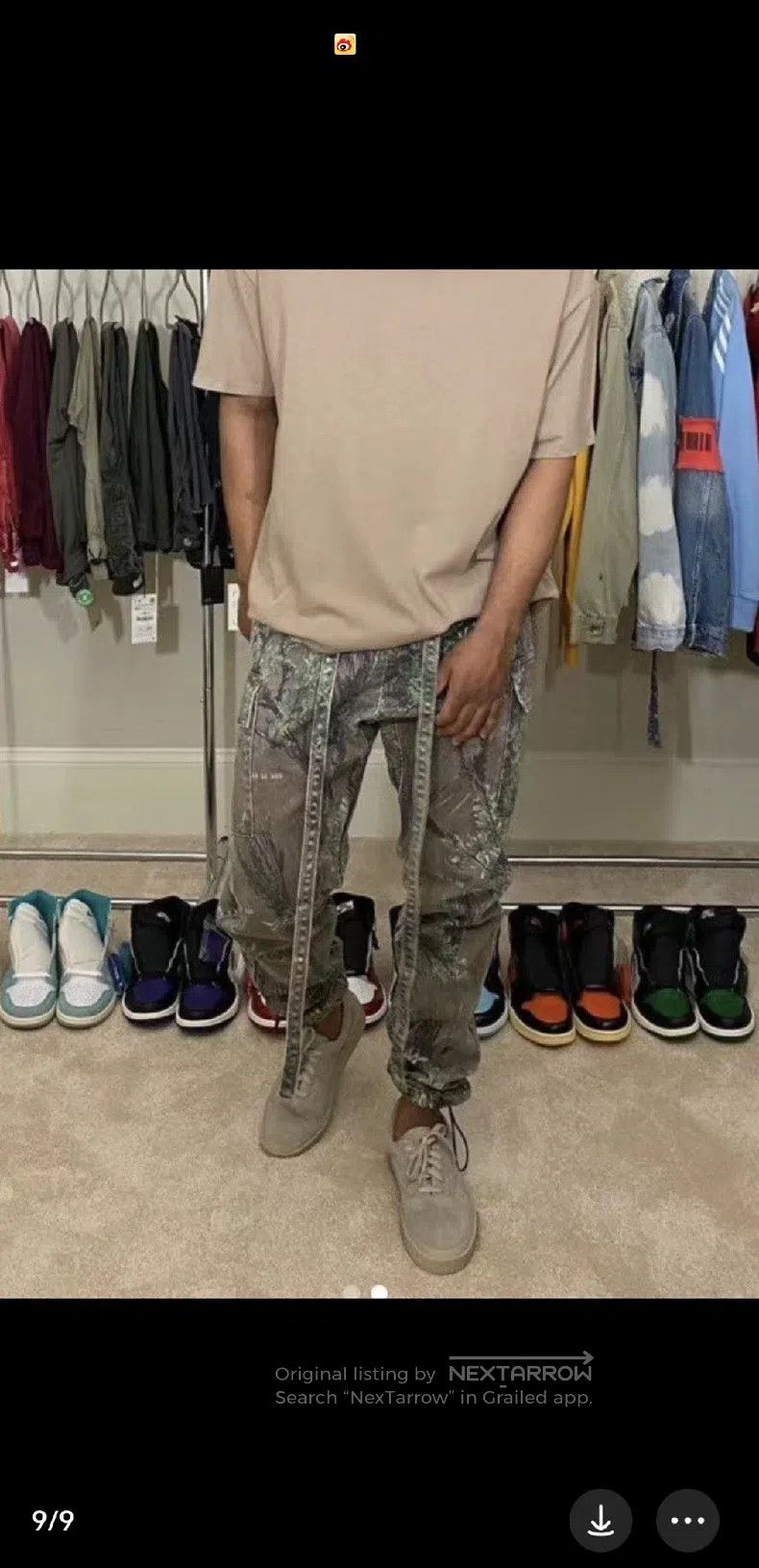 Fear of God Fear of God Branch camouflage streamer cargo pants Size US 34 / EU 50 - 8 Thumbnail