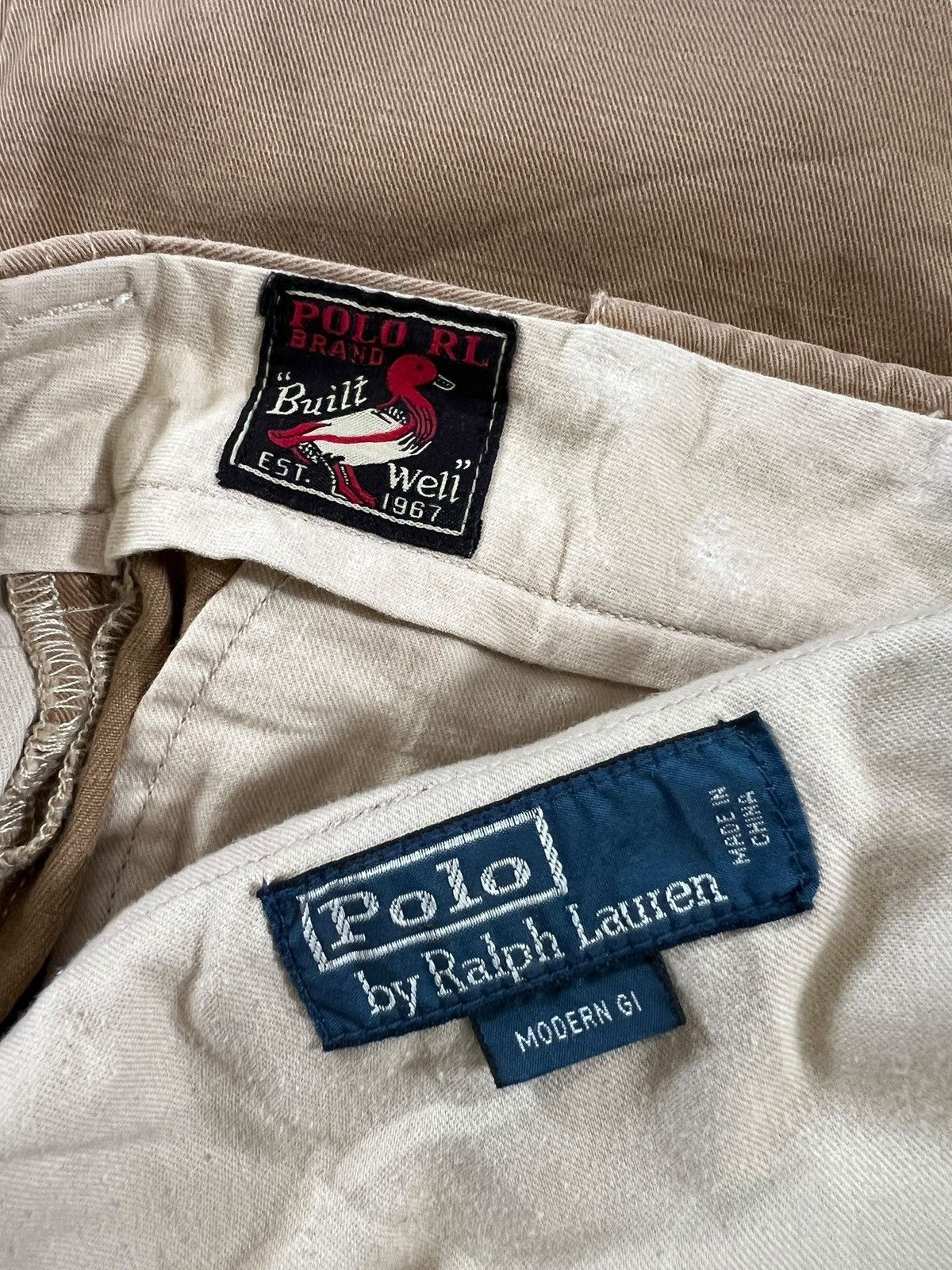Polo Ralph Lauren Vintage Polo Ralph Lauren ‘Built Well” Printed Chinos Size US 33 - 17 Thumbnail