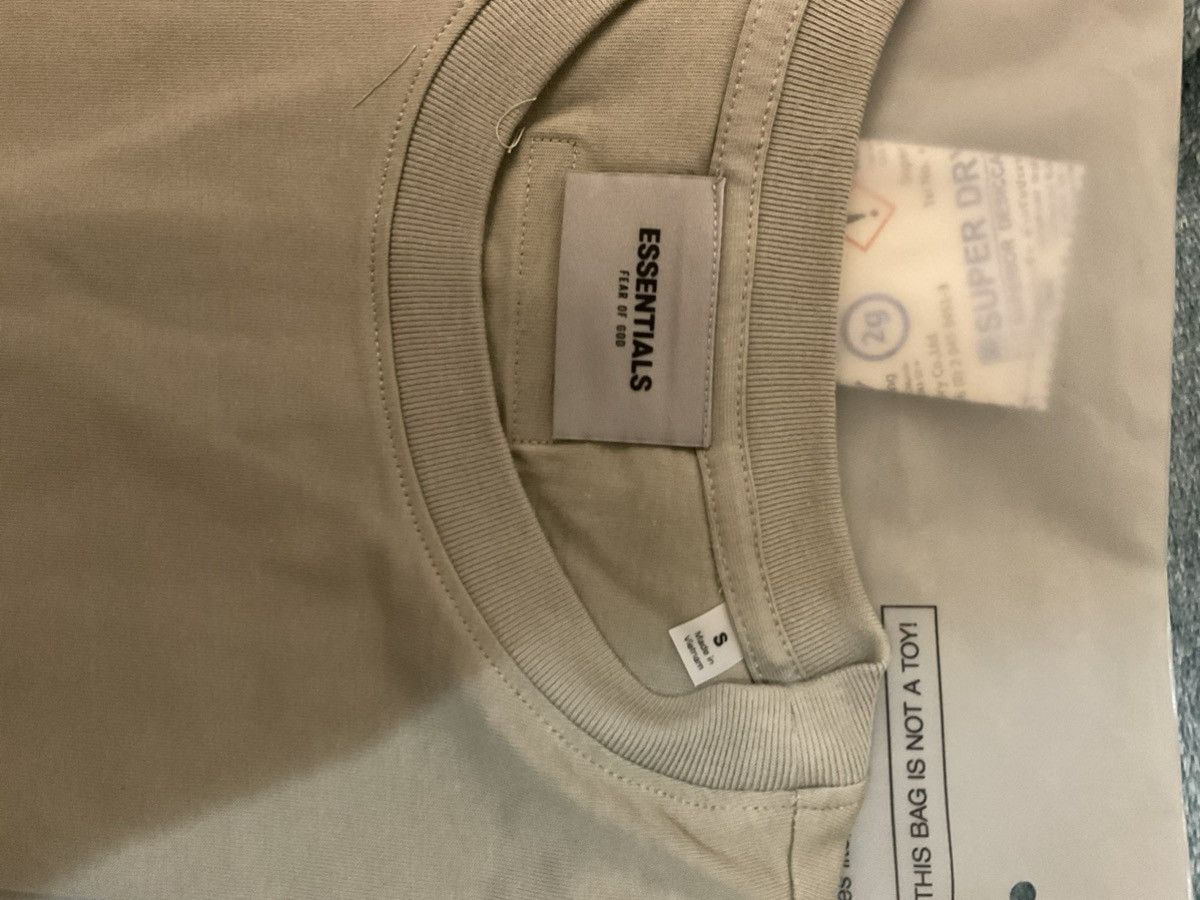 Fear of God Fear of God Essentials Short Sleeve Tee - Size S - Pistachio Size US S / EU 44-46 / 1 - 5 Thumbnail