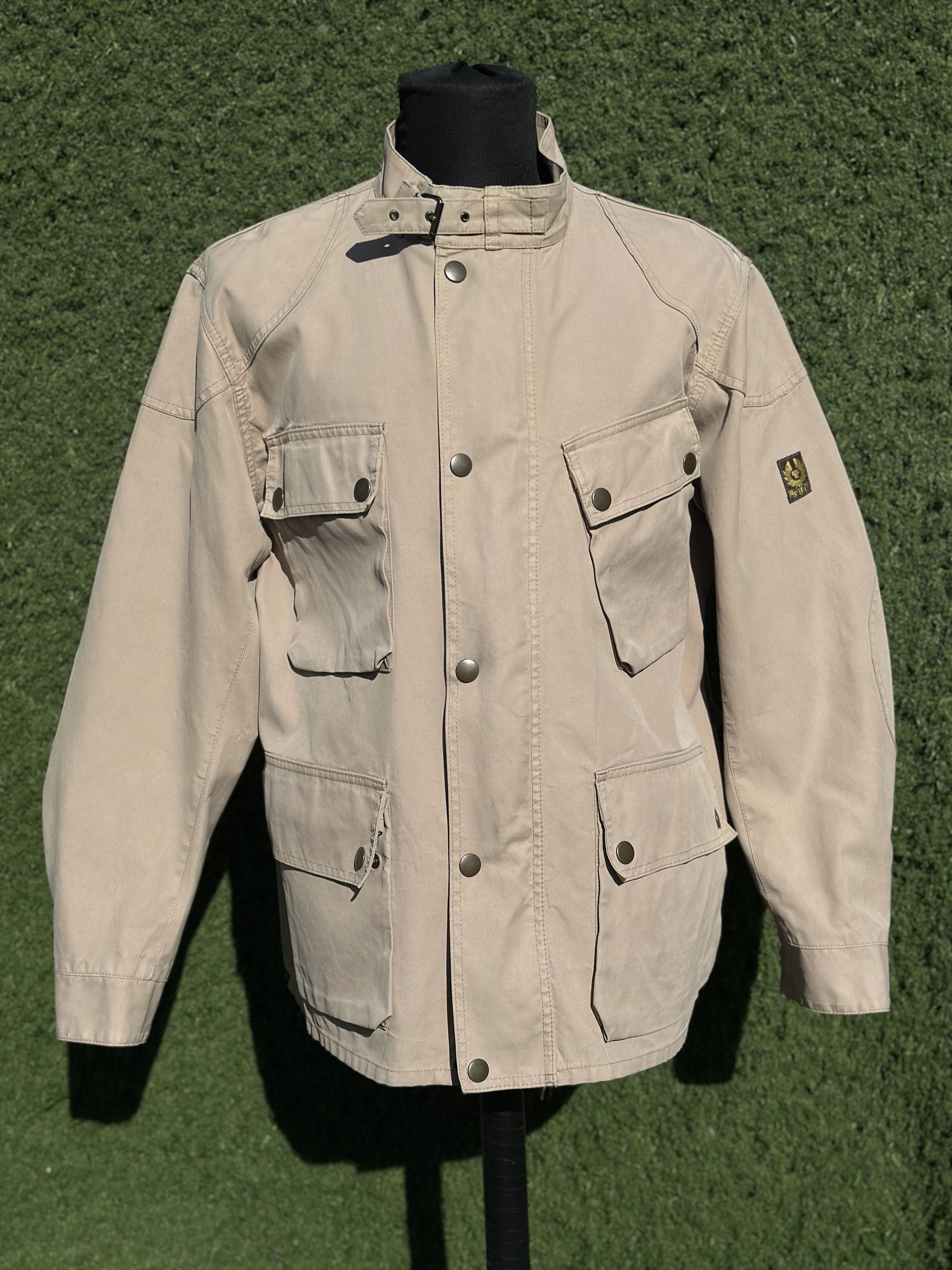 Belstaff Belstaff Field Jacket Beige Utility Snap Zip XL Size US XL / EU 56 / 4 - 1 Thumbnail