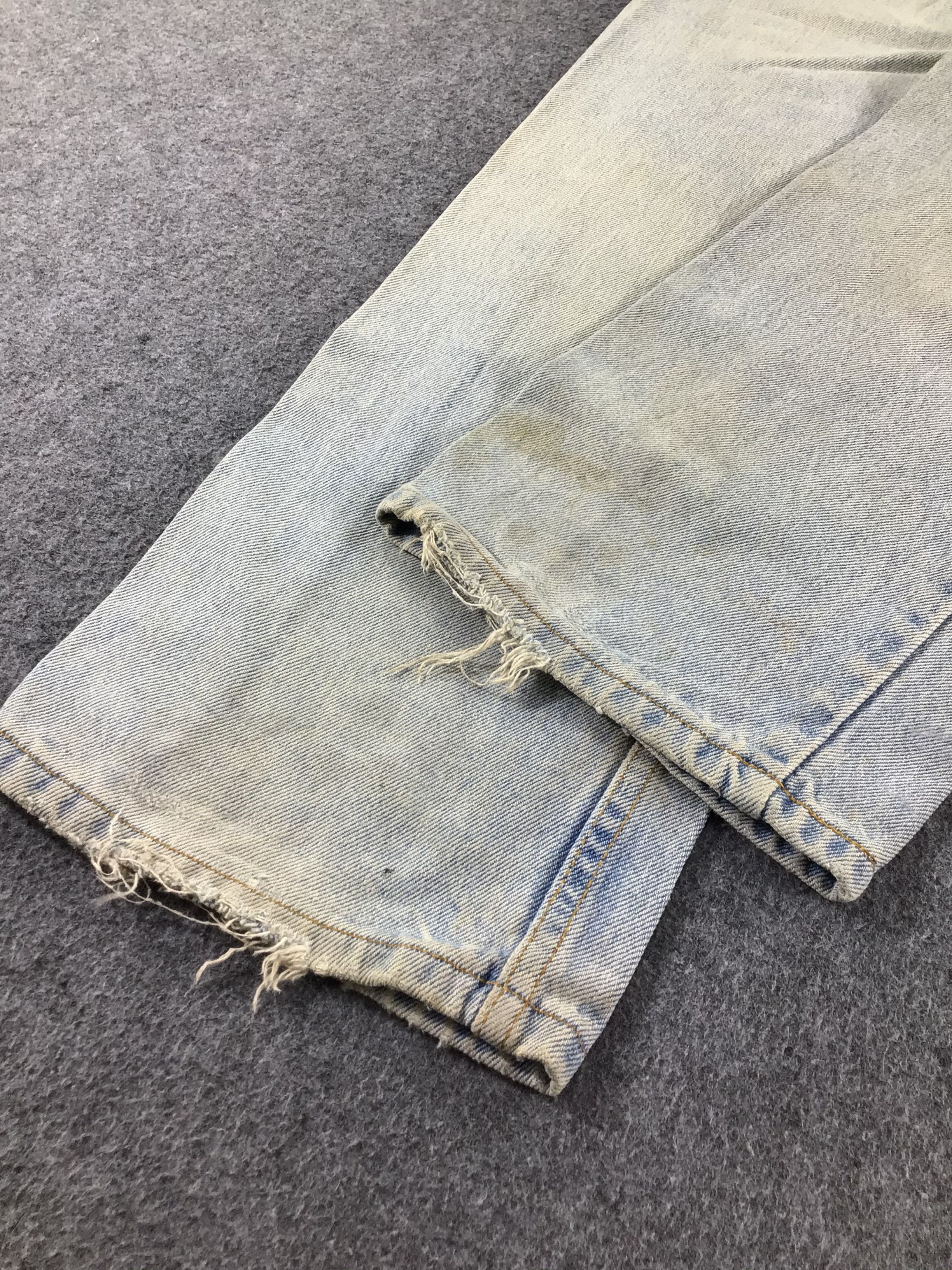 Levi's × Vintage Vintage Levis 505 Light Wash Jeans-JM113 Size US 33 - 5 Thumbnail