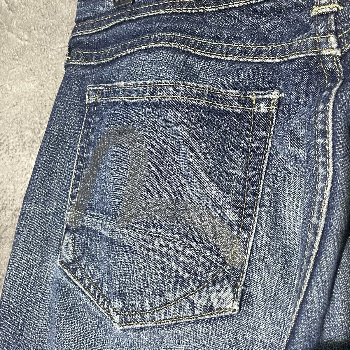 Evisu × Puma Vintage Evisu x Puma Baggy Blue Denim Jeans Y2K Rare Hype Size 30" / US 8 / IT 44 - 7 Thumbnail