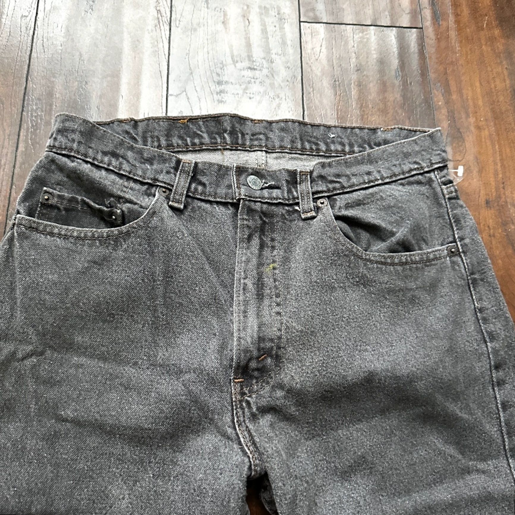 Levi's VINTAGE Levi's Jeans 34x30 Men Mid Rise Straight Fit Gray Cotton 90s Retro Authentic Size US 34 / EU 50 - 2 Thumbnail