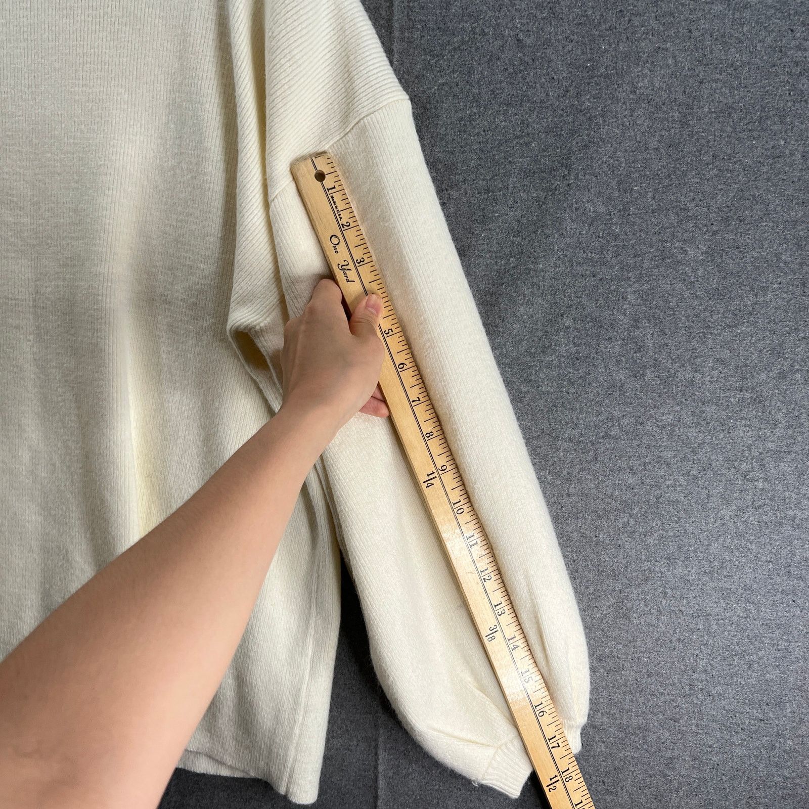Other Lulu's Sweater Womens Size XS Ivory Knitted Pullover Size XS / US 0-2 / IT 36-38 - 7 Thumbnail