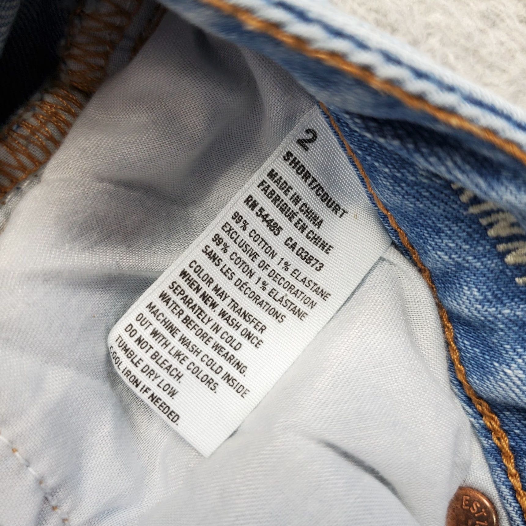 American Eagle Outfitters American Eagle Outfitters Skinny Jeans Womens Size 2 Blue Denim Distressed Light Wash Jeans Size 26" / US 2 / IT 38 - 7 Thumbnail