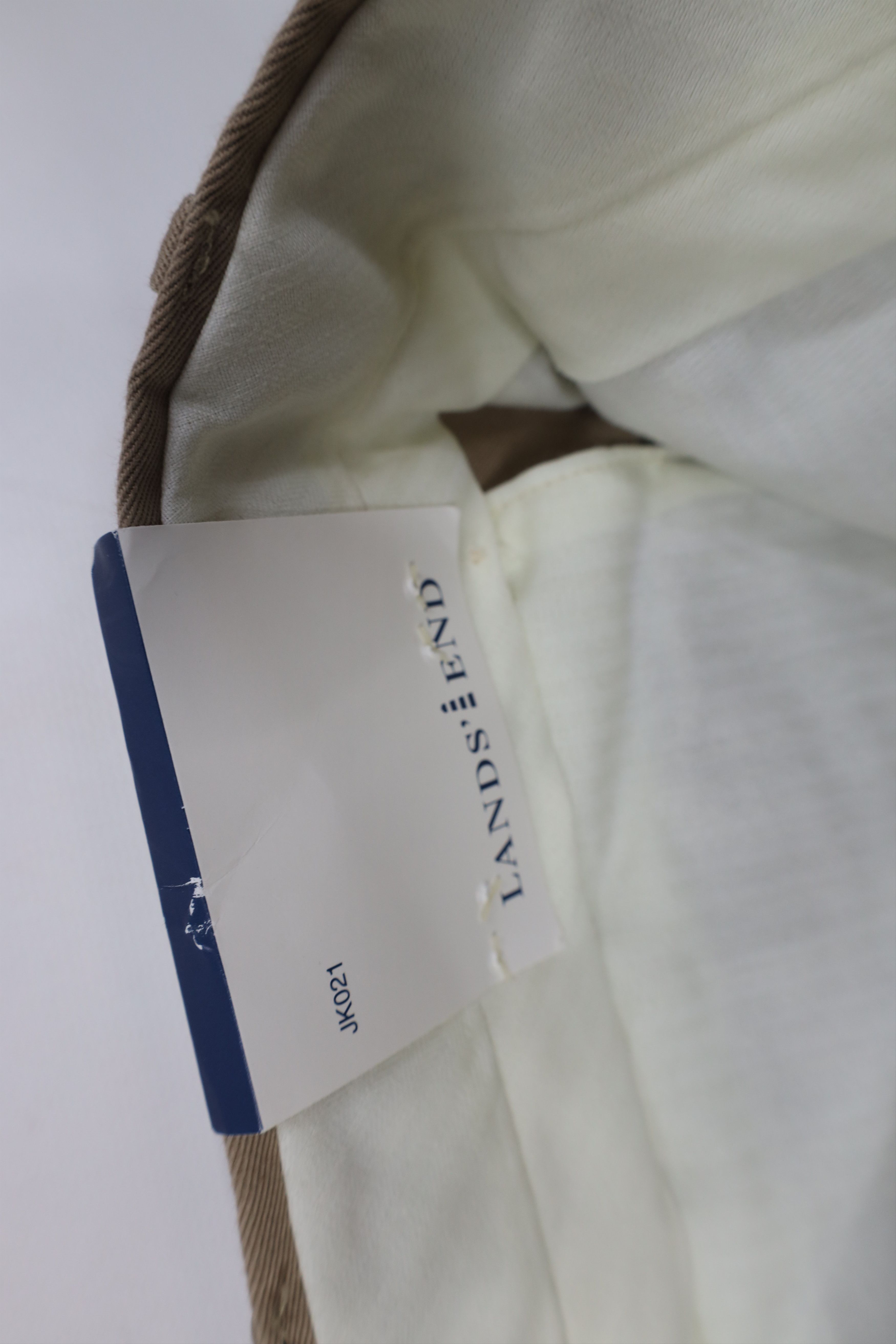 Lands' End Deadstock Vintage Y2K Lands End Wide Leg Chino Pants Beige Size US 38 / EU 54 - 7 Thumbnail