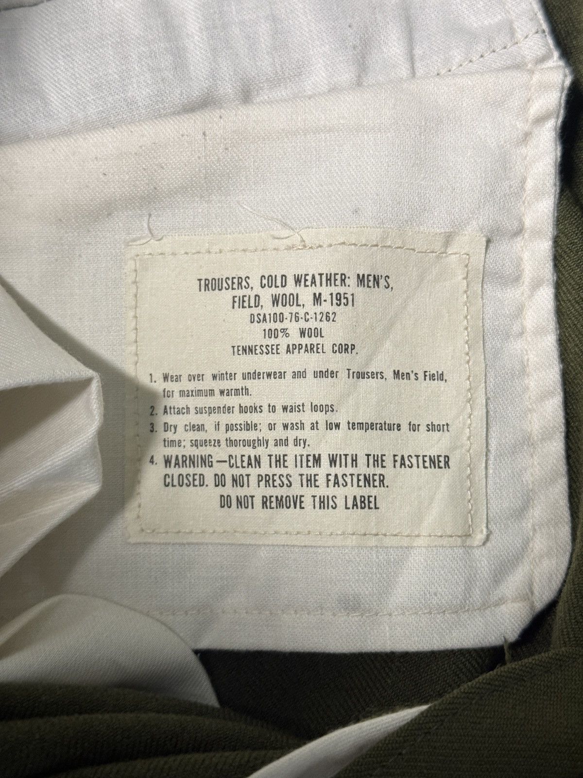Vintage Vintage 70s US Military Wool Pants Size US 33 - 5 Thumbnail