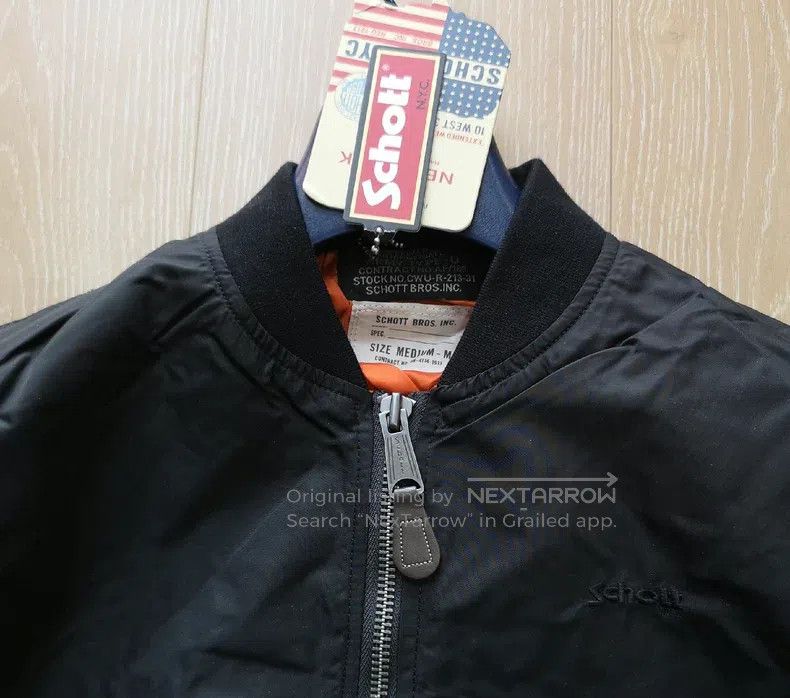 Schott Schott Men's short stand-up collar jacket Size US M / EU 48-50 / 2 - 6 Thumbnail