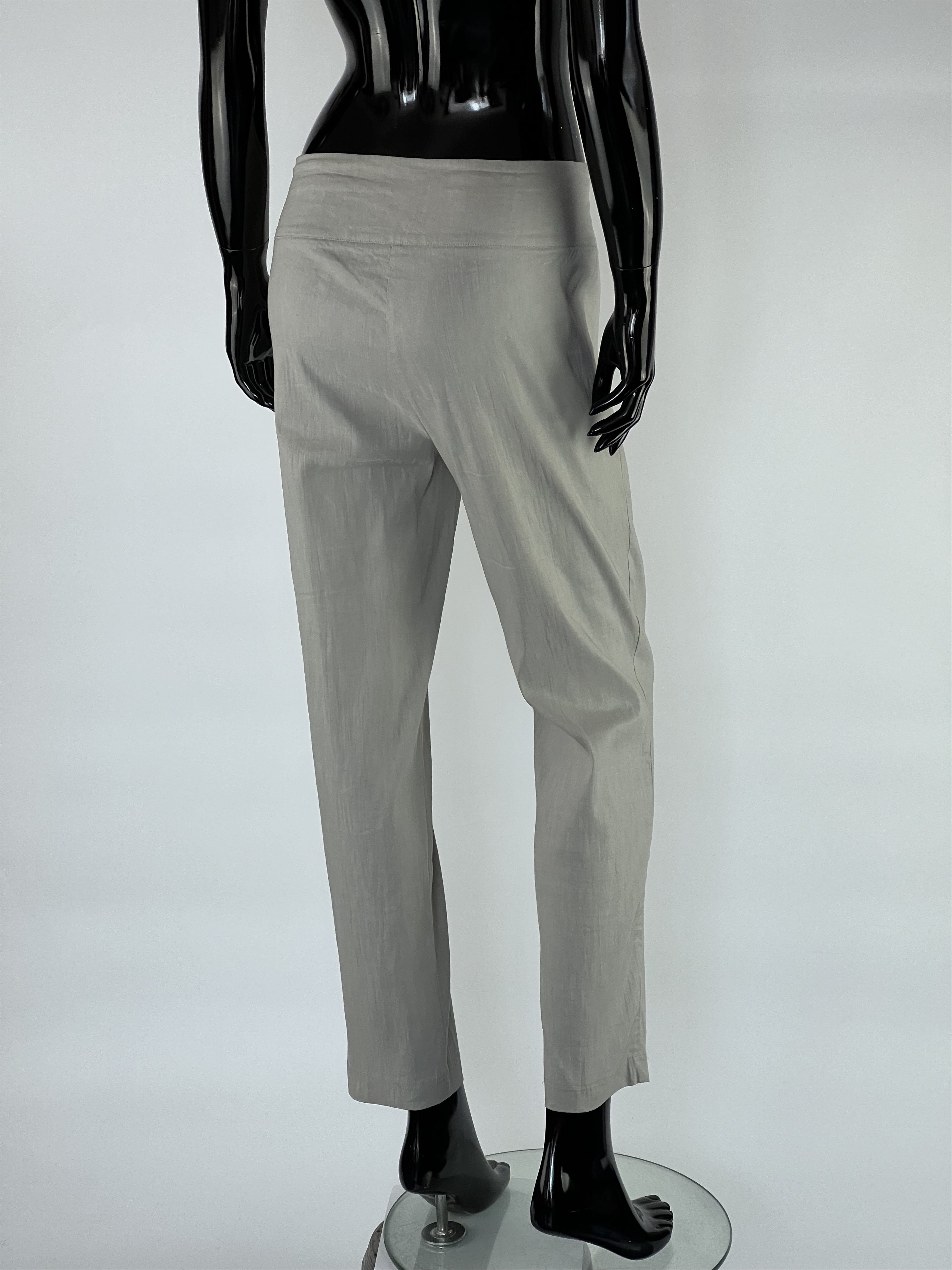 Sarah Pacini Sarah Pacini Gray Linen Pants Size 2 Size 30" / US 8 / IT 44 - 3 Thumbnail