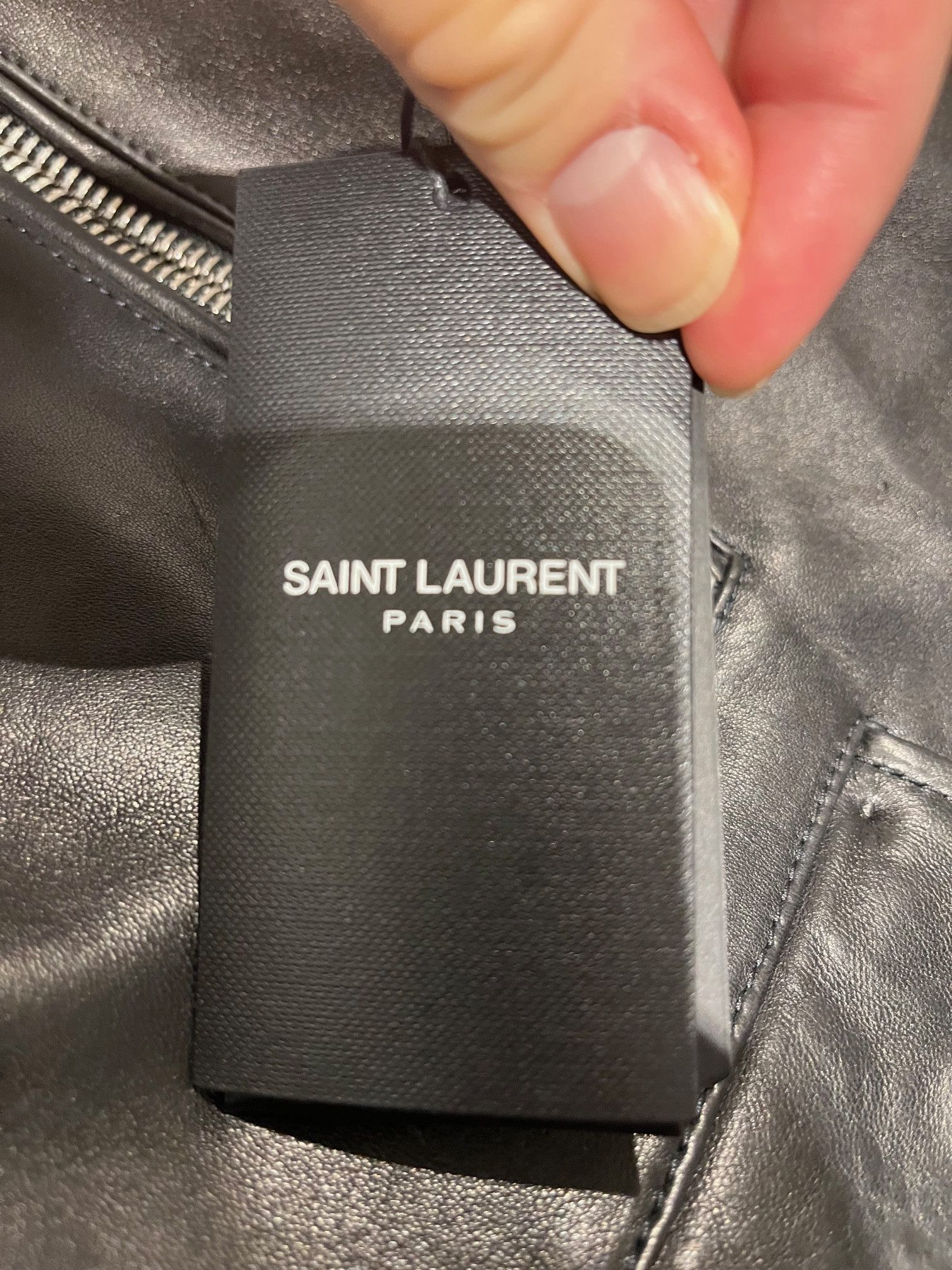 Yves Saint Laurent Yves Saint Laurent Biker Jacket Size 52 NWT MSRP 4200 Euros Size US L / EU 52-54 / 3 - 8 Thumbnail