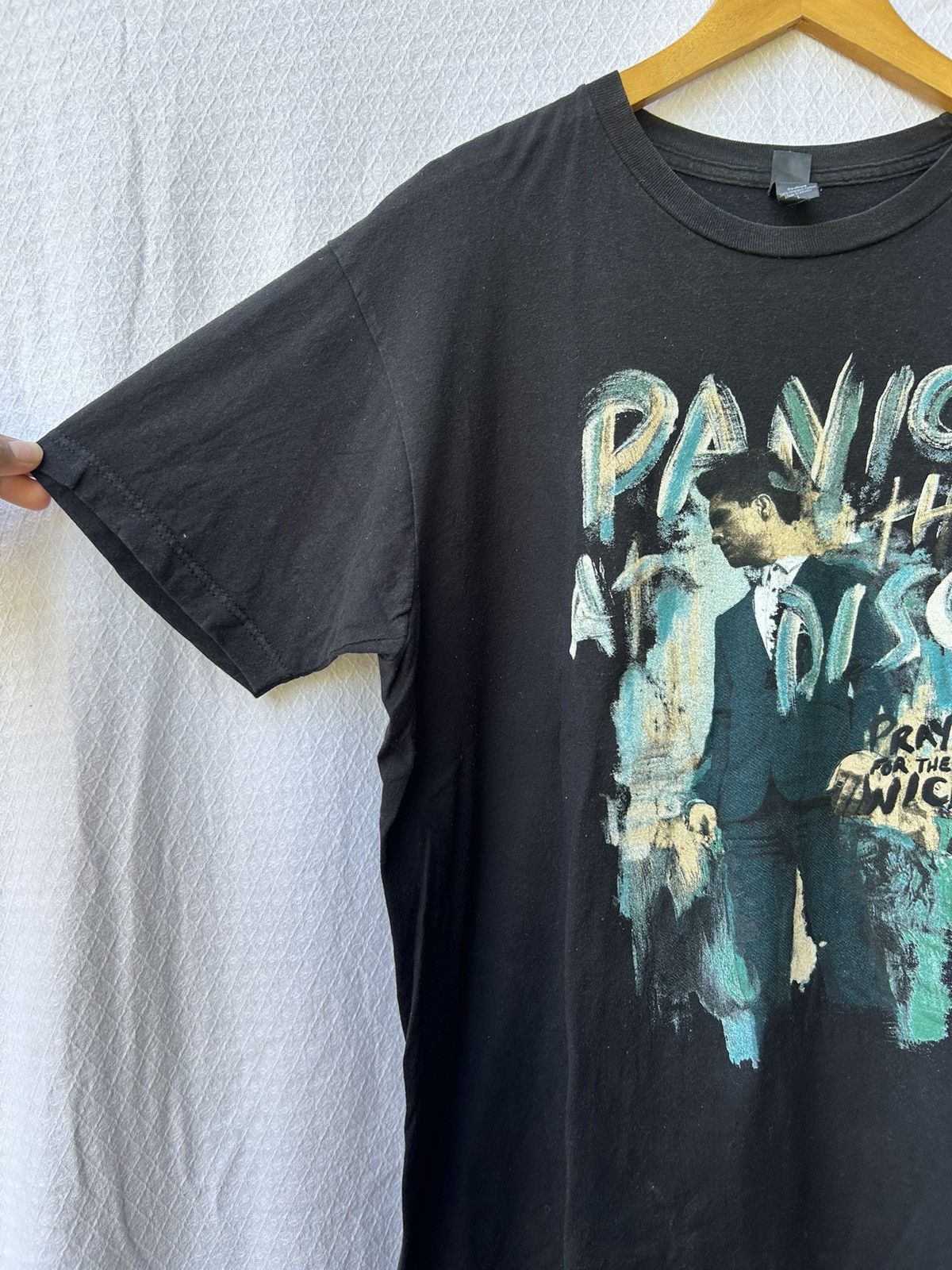 Band Tees × Vintage 💸BINDINGOFFER💸Vintage Panic at the disco tees Size US L / EU 52-54 / 3 - 5 Thumbnail