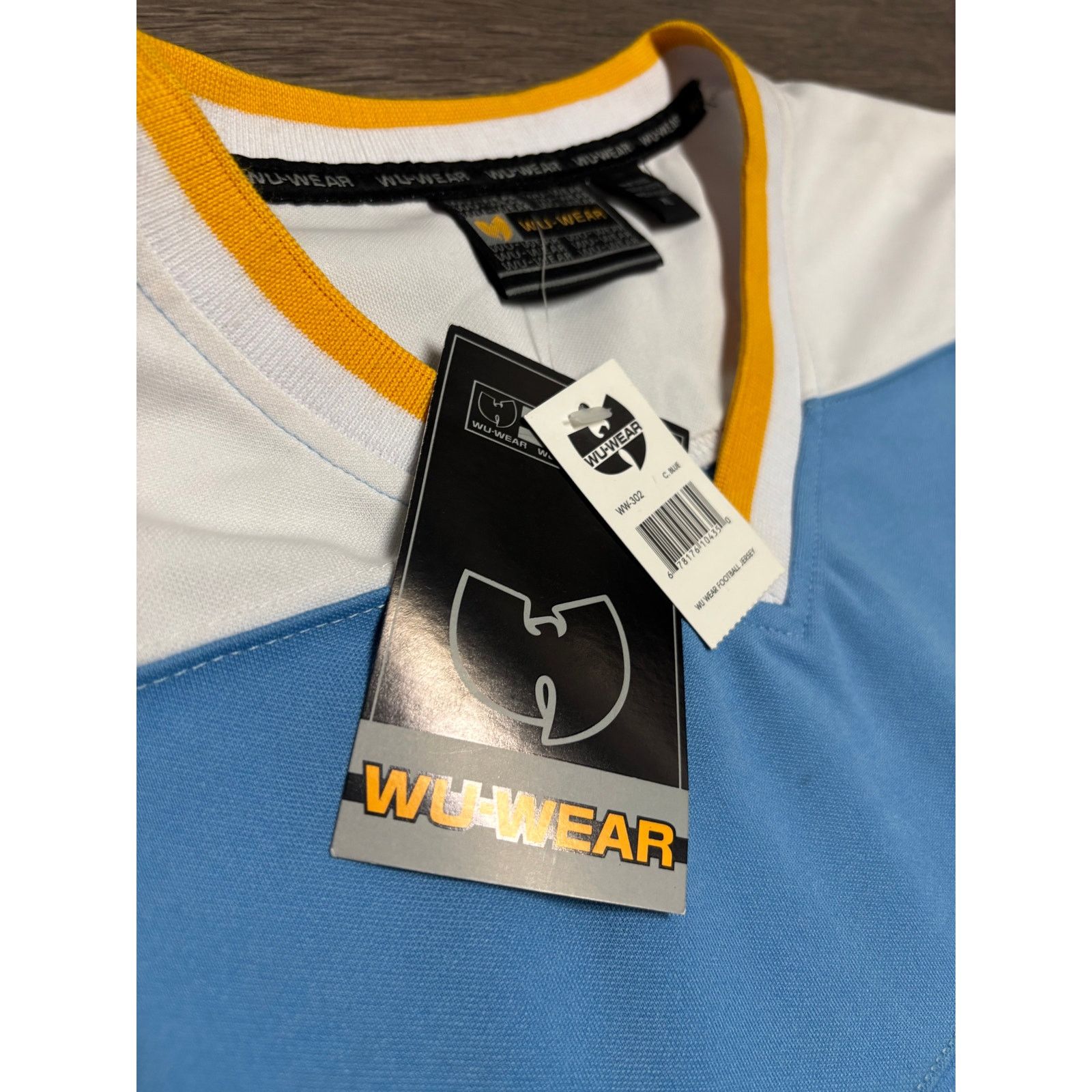 Vintage × Wu-Tang Clan Vintage Wu Wear Football Jersey #36 Chambers Sz XL Blue Size US XL / EU 56 / 4 - 3 Thumbnail