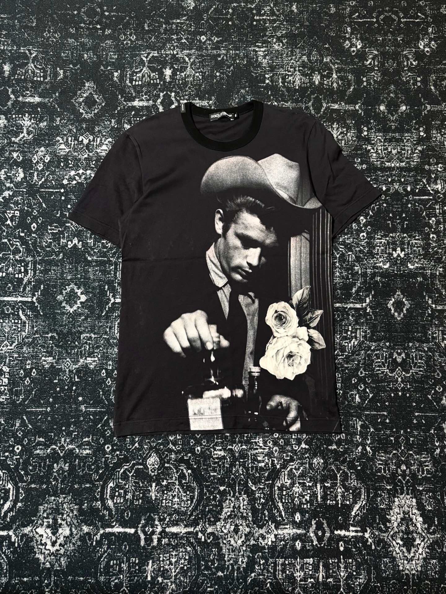 Dolce & Gabbana × Vintage Dolce & Gabbana James Dean Red T-Shirt