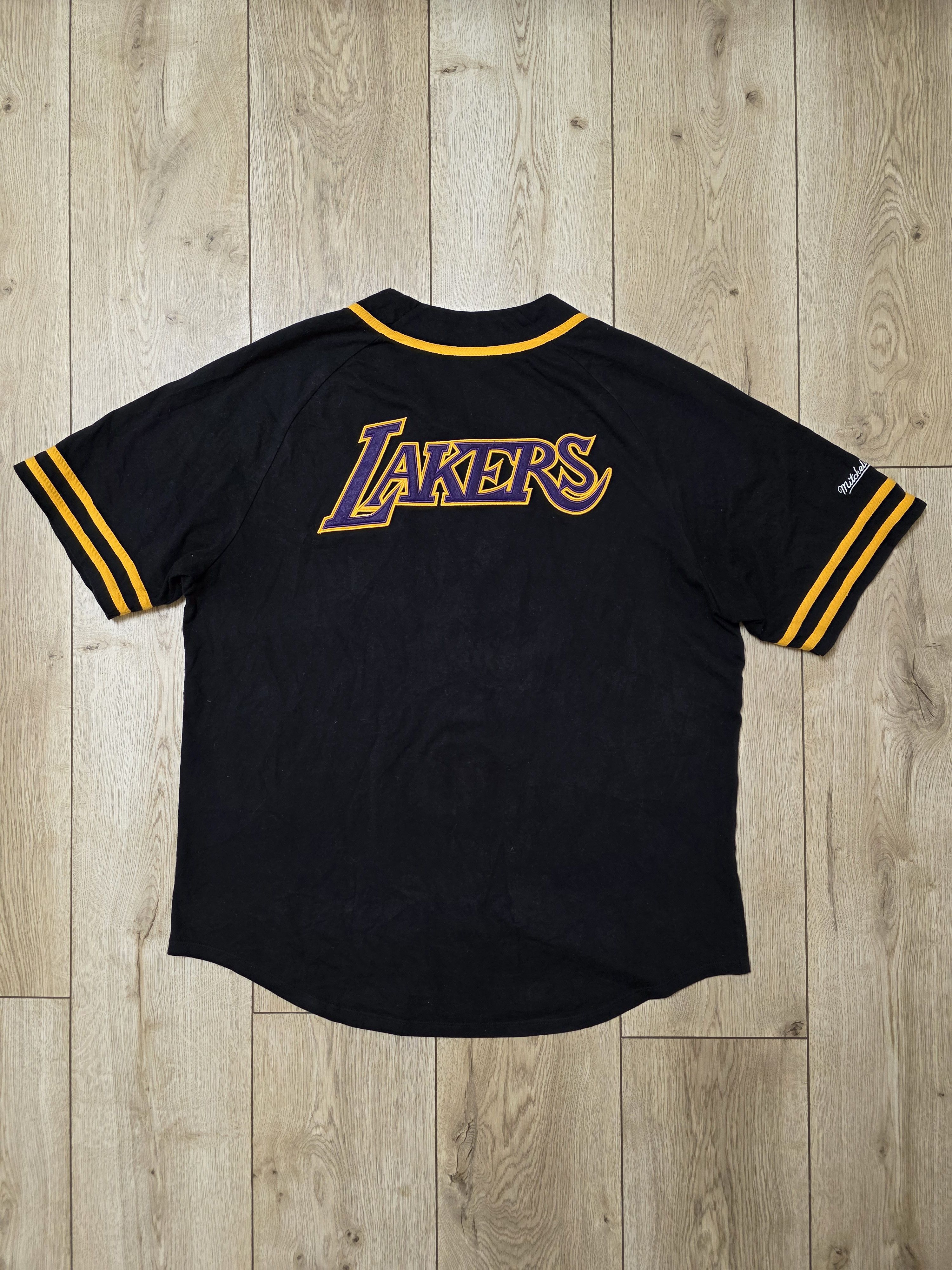Mitchell & Ness LA LAKERS SHIRT BUTTON BASEBALL SHIRT BLACK BASKETBALL Size US L / EU 52-54 / 3 - 2 Thumbnail
