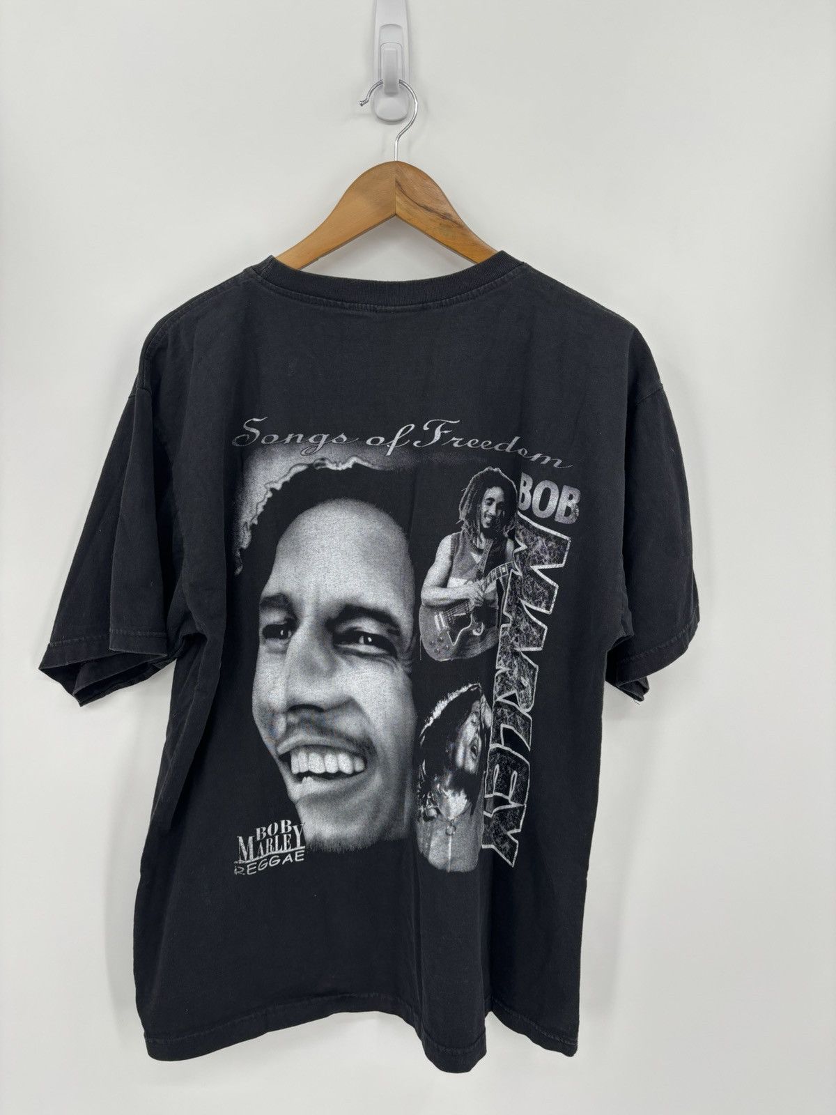 Vintage Vintage Y2K Bob Marley Rap Tee Size US XL / EU 56 / 4 - 5 Thumbnail