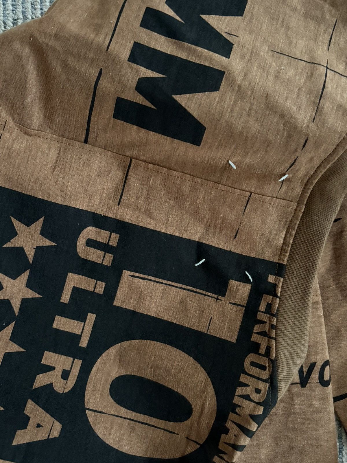 Maison Margiela *RARE* FW15 Oversized Brown Long Sleeve Top Size US M / EU 48-50 / 2 - 5 Thumbnail