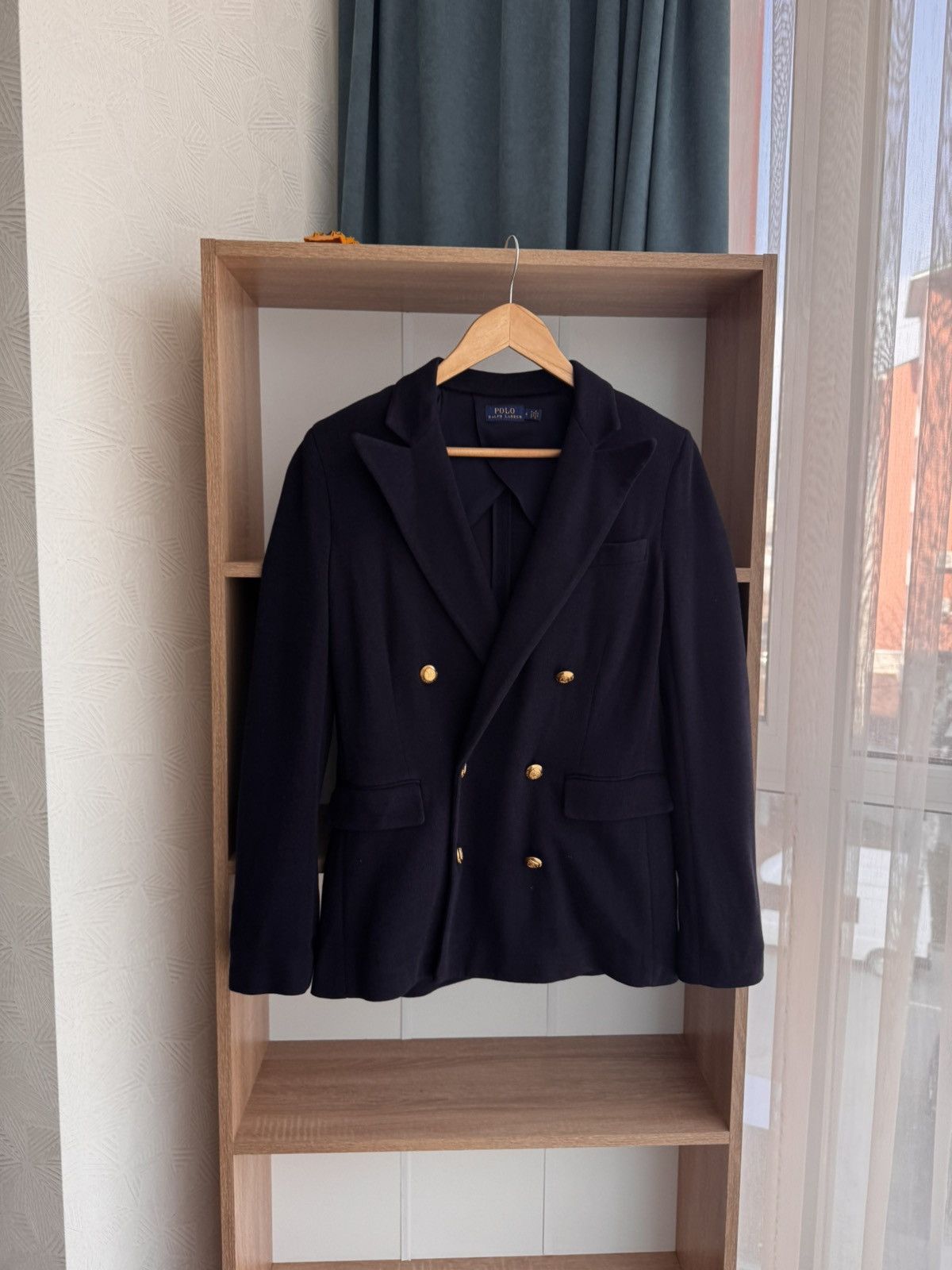 Polo Ralph Lauren × Ralph Lauren × Vintage Vintage Polo Ralph Lauren Double Breasted W' Navy Blazer Size M / US 6-8 / IT 42-44 - 6 Thumbnail