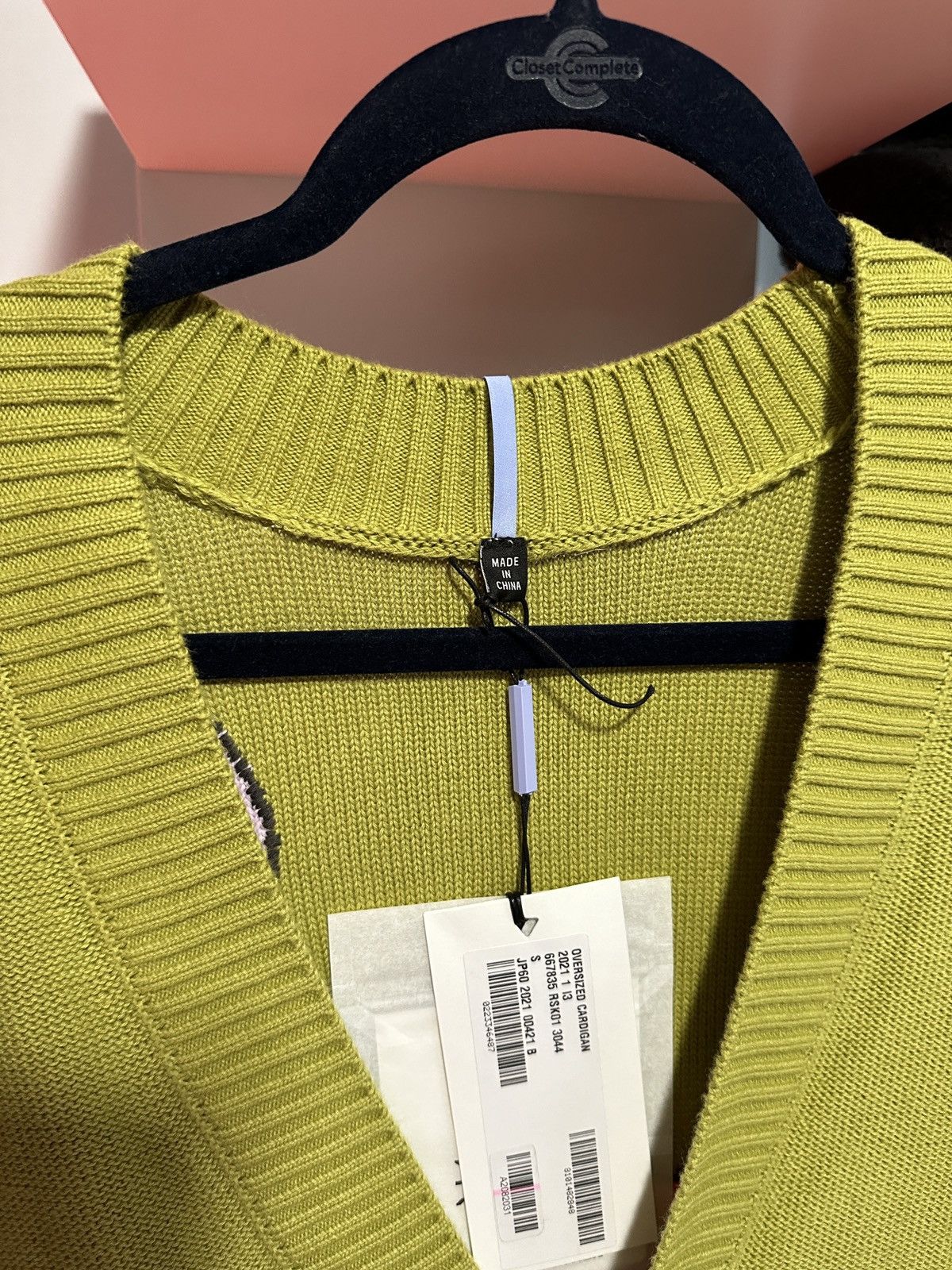 Alexander McQueen Grow Up Logo-Appliquéd Intarsia Cardigan Size US S / EU 44-46 / 1 - 14 Thumbnail